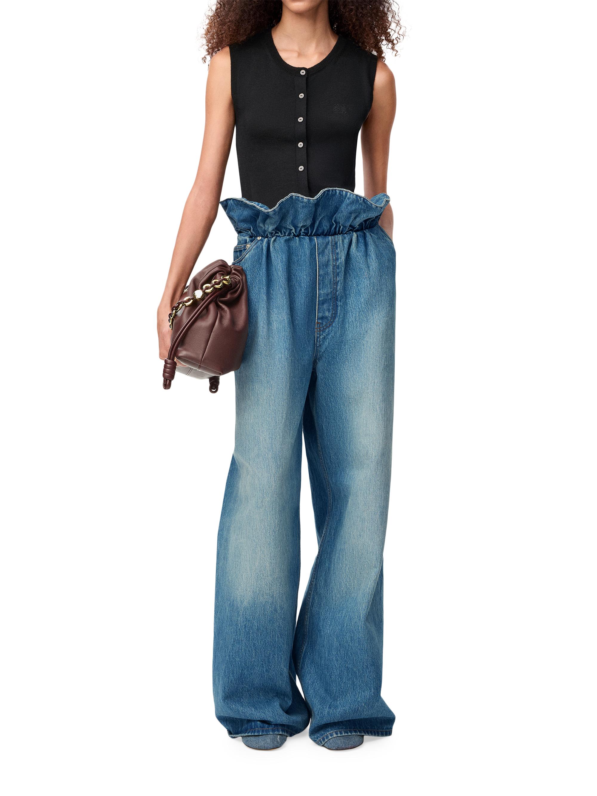 LOEWE Flamenco Ruffled Jeans | Saks Fifth Avenue