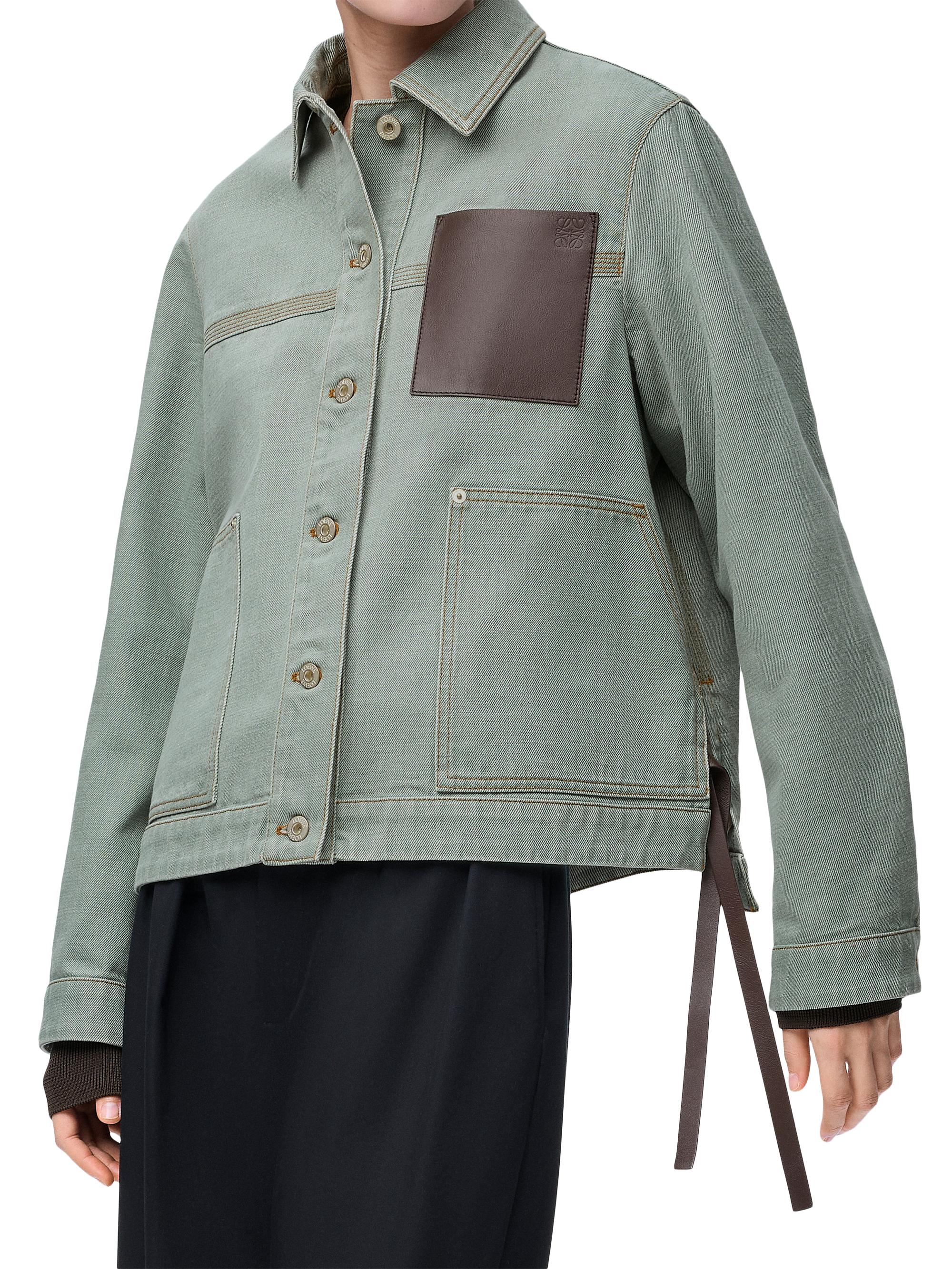 LOEWE Workwear Leather-Accented Jacket | Saks Fifth Avenue