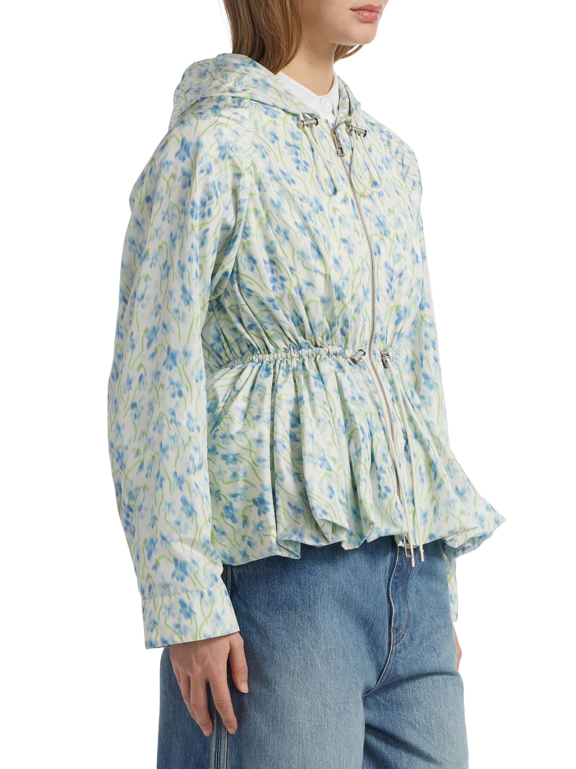 ETRO 花柄 クロップドジャケット　サイズ38 SINGLE-BREASTED COTTON VELVET JACKET WITH FLORAL PAISLEY MOTIF