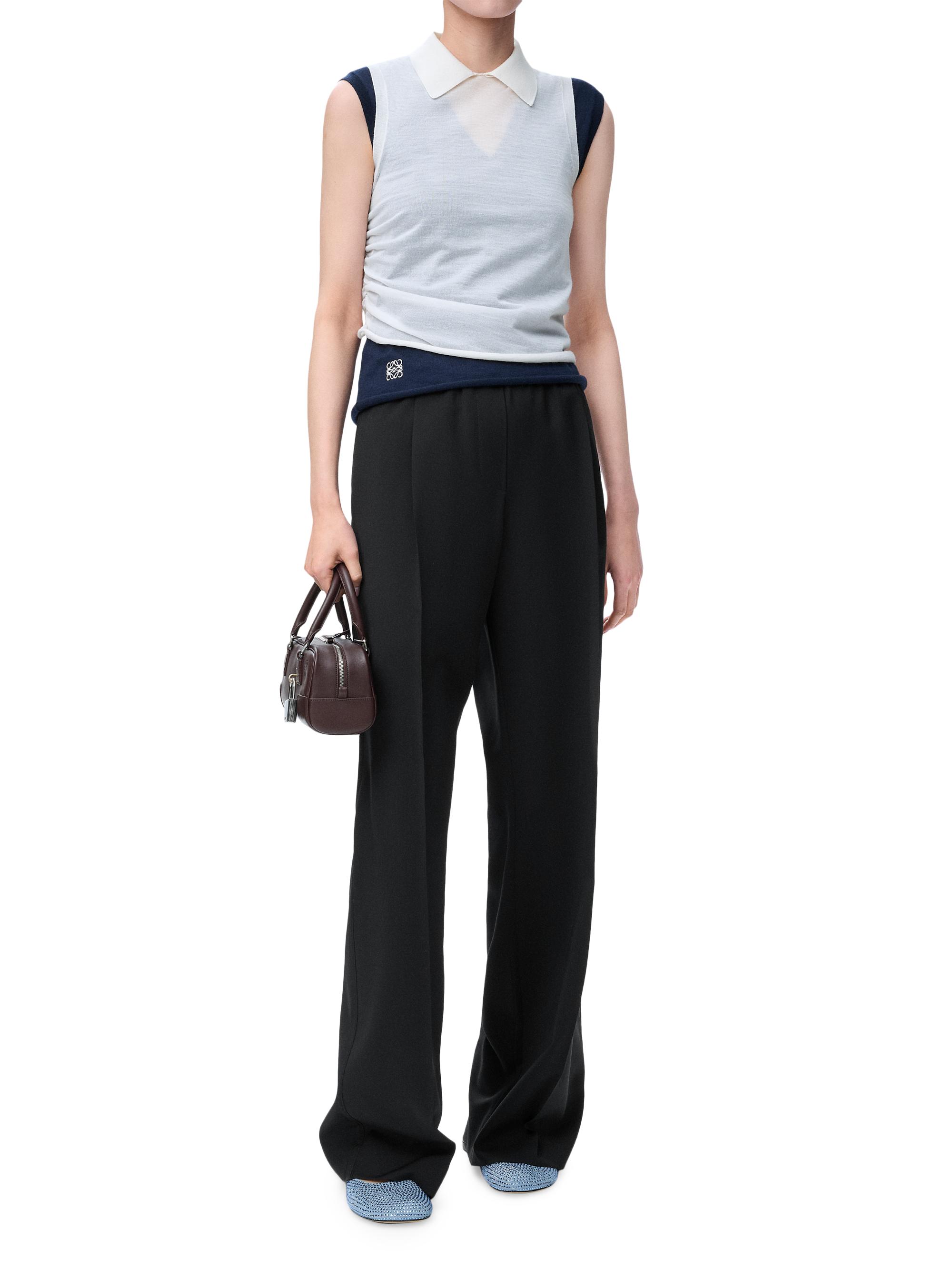 LOEWE Creased-Front Wool-Blend Trousers | Saks Fifth Avenue