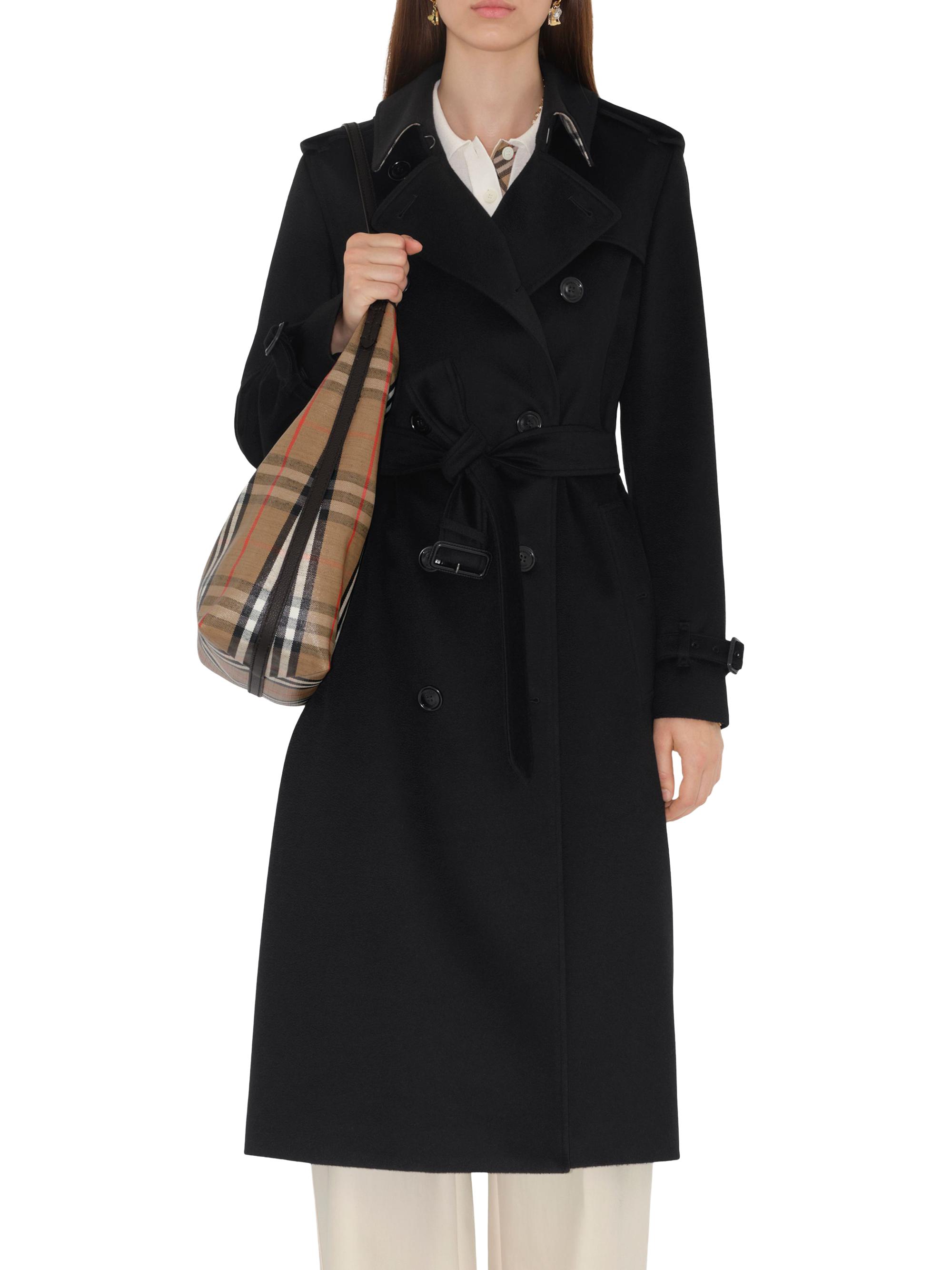 Burberry ​Kensington Cashmere Long Trench Coat | Saks Fifth Avenue