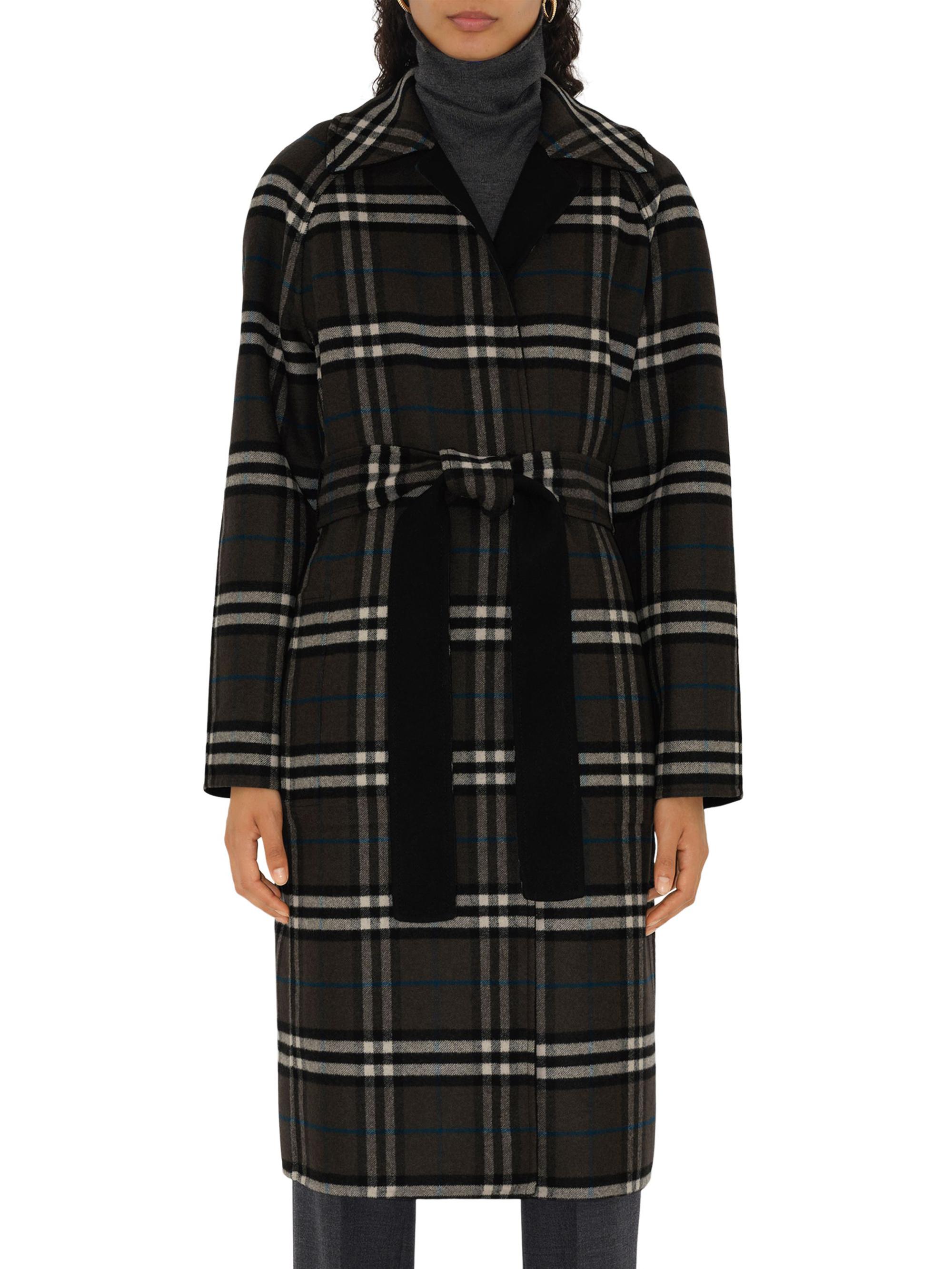 BURRY コート 0400022895419_BLACKSNUGIPCHECK