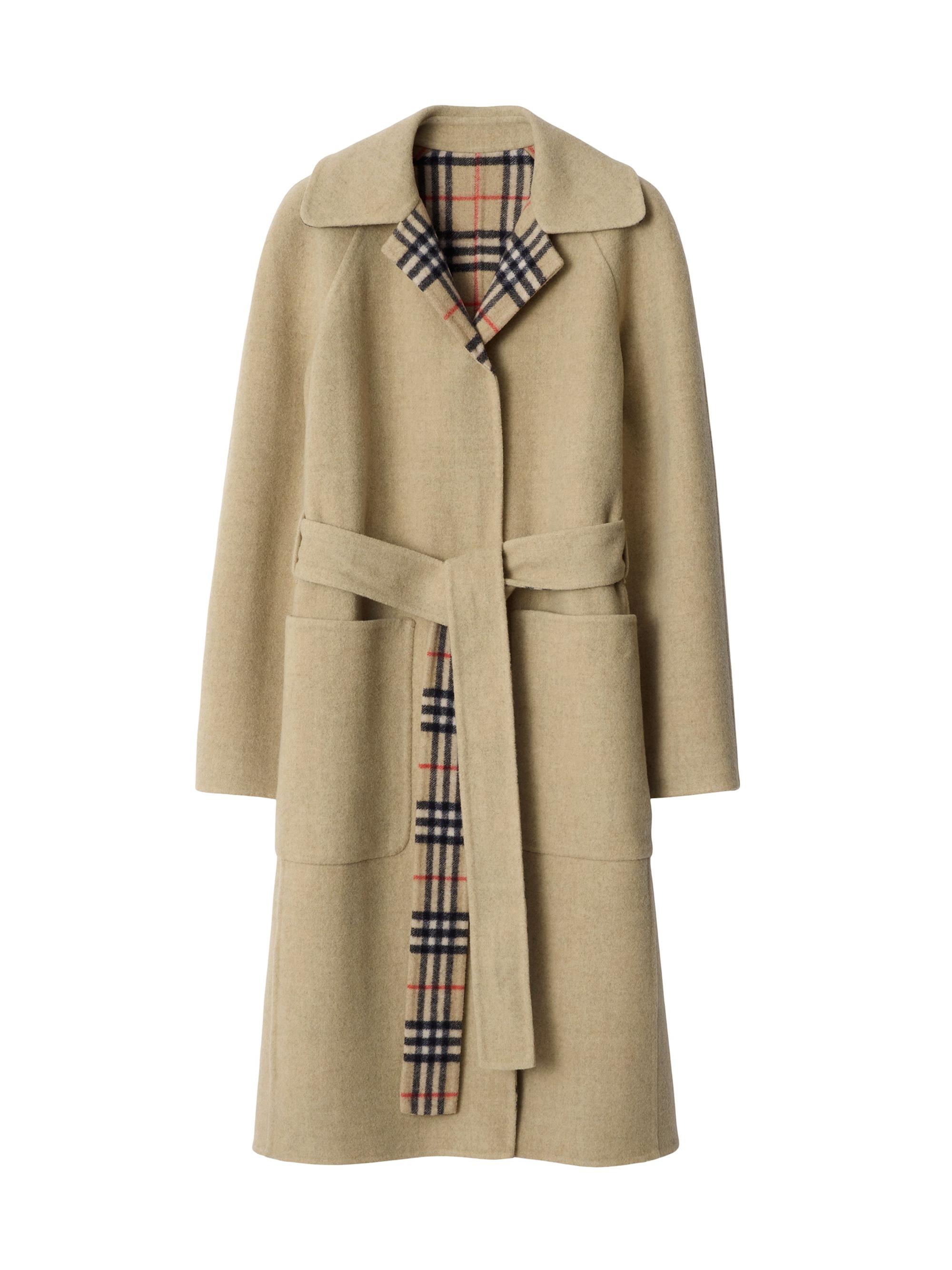 Burberry Dorea Belted Reversible Coat | Saks Fifth Avenue