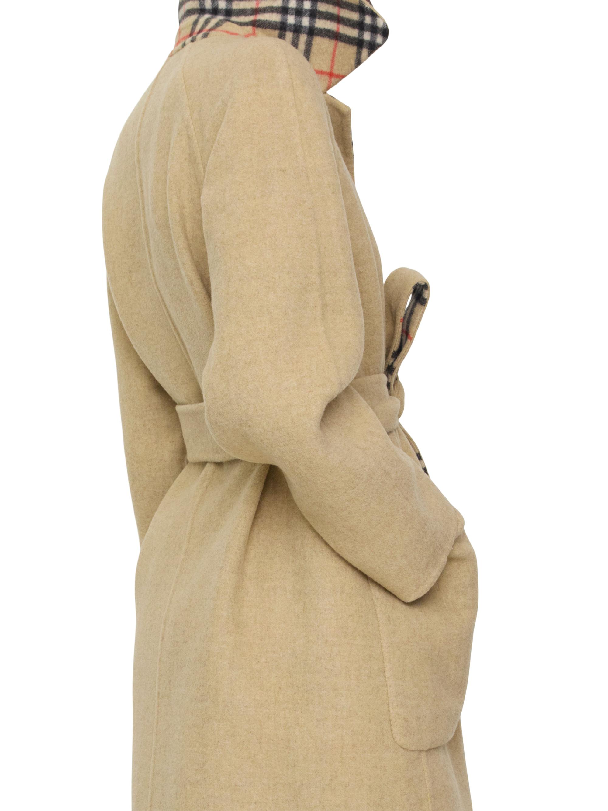 Burberry Turnbridge Wool Reversiable Wrap Coat | Saks Fifth Avenue