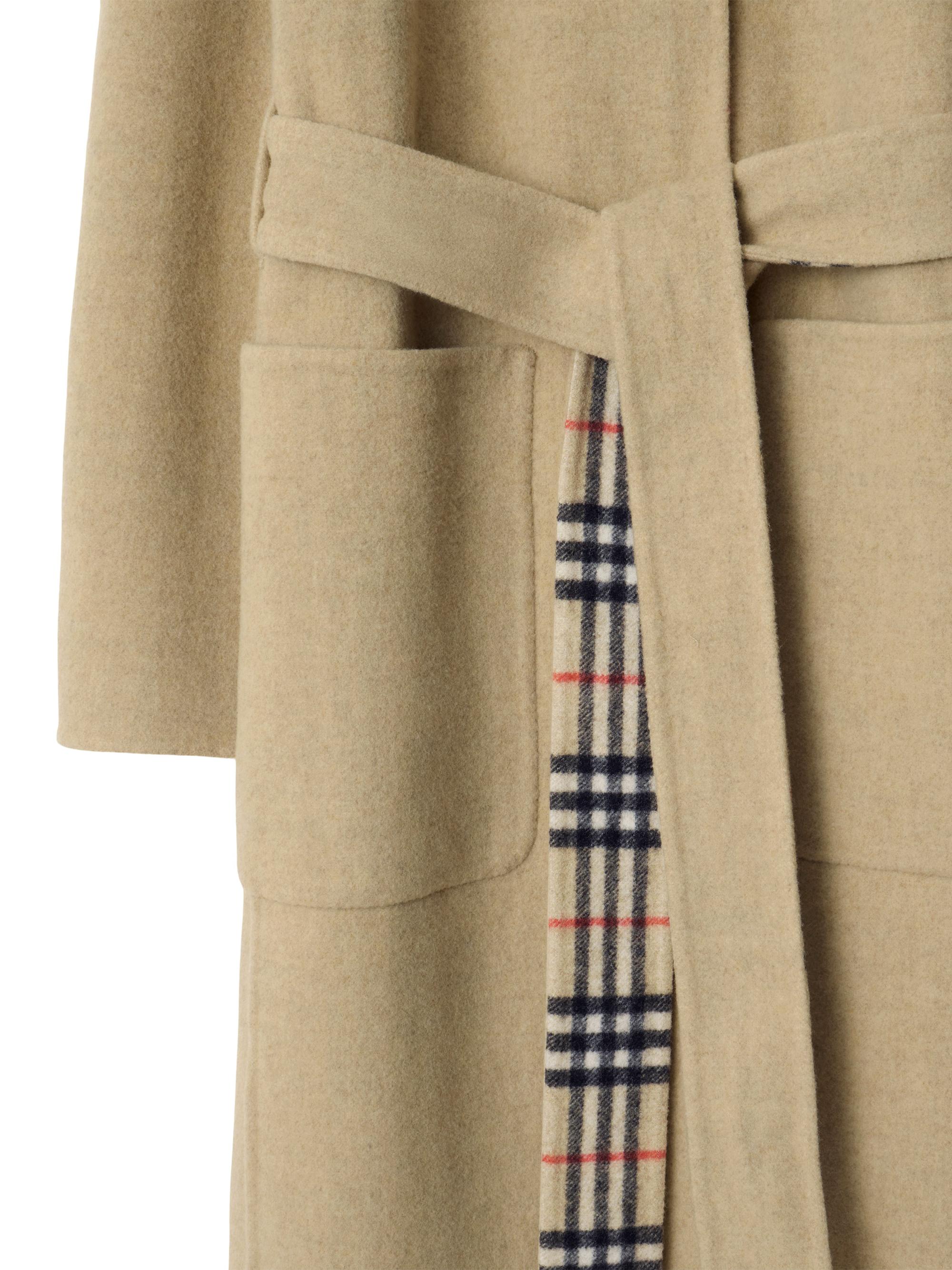 Burberry Turnbridge Wool Reversiable Wrap Coat | Saks Fifth Avenue