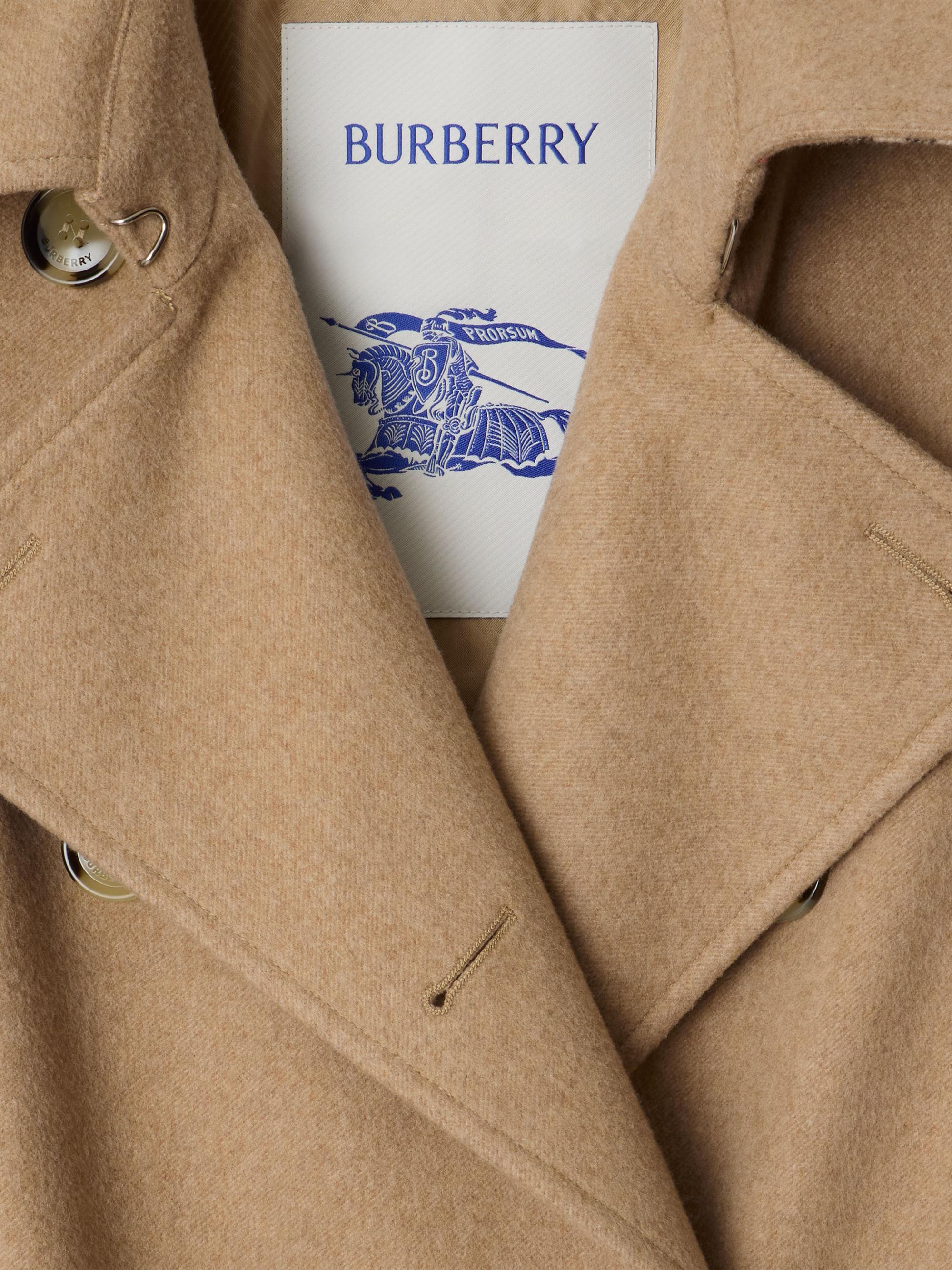 Burberry ​Kensington Cashmere Long Trench Coat | Saks Fifth Avenue