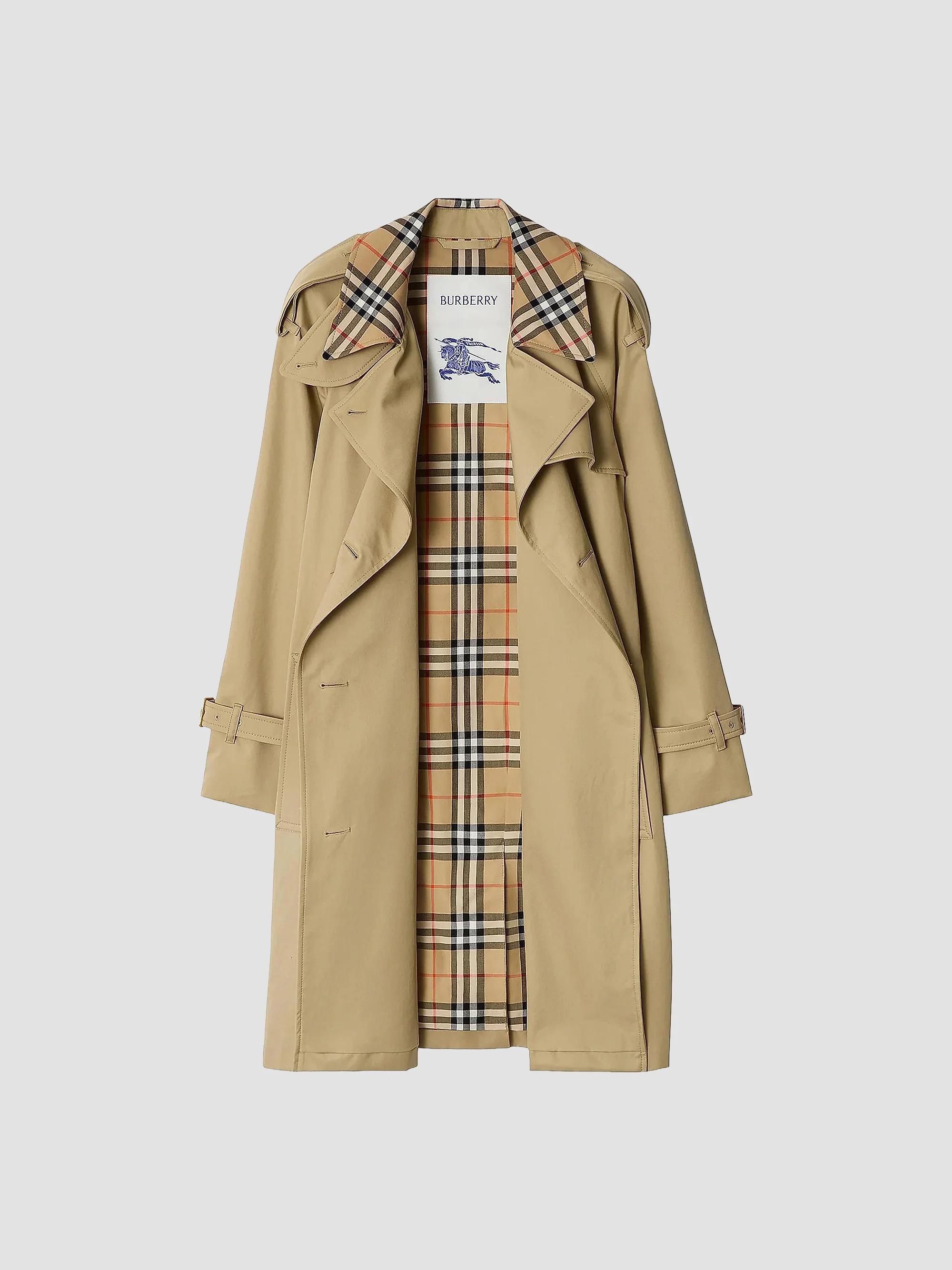 Burberry Castleford Check Trench Coat | Saks Fifth Avenue