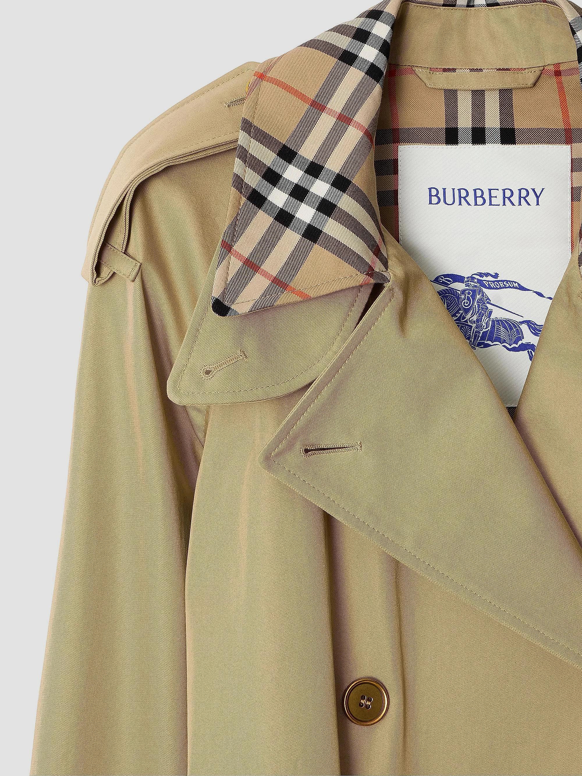 Burberry Castleford Check Trench Coat | Saks Fifth Avenue