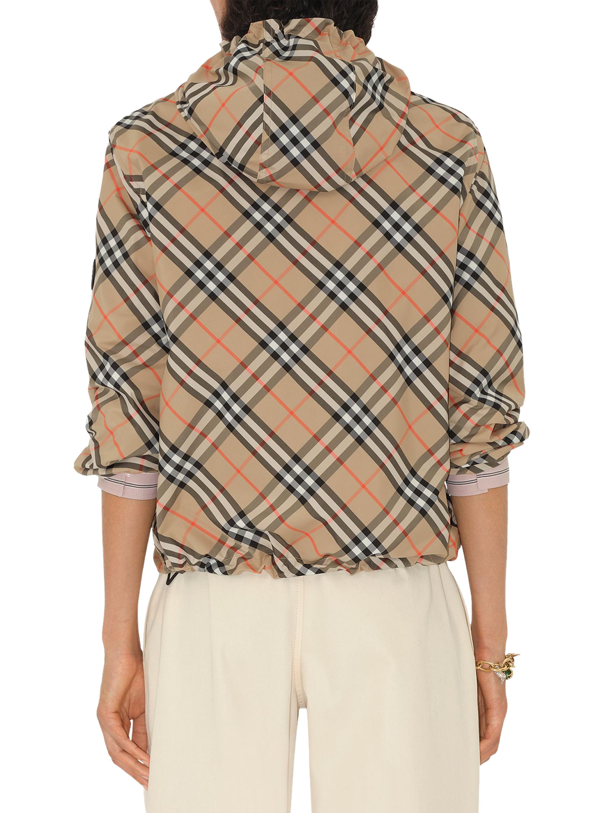 Burberry Check Hooded Jacket | Saks Fifth Avenue