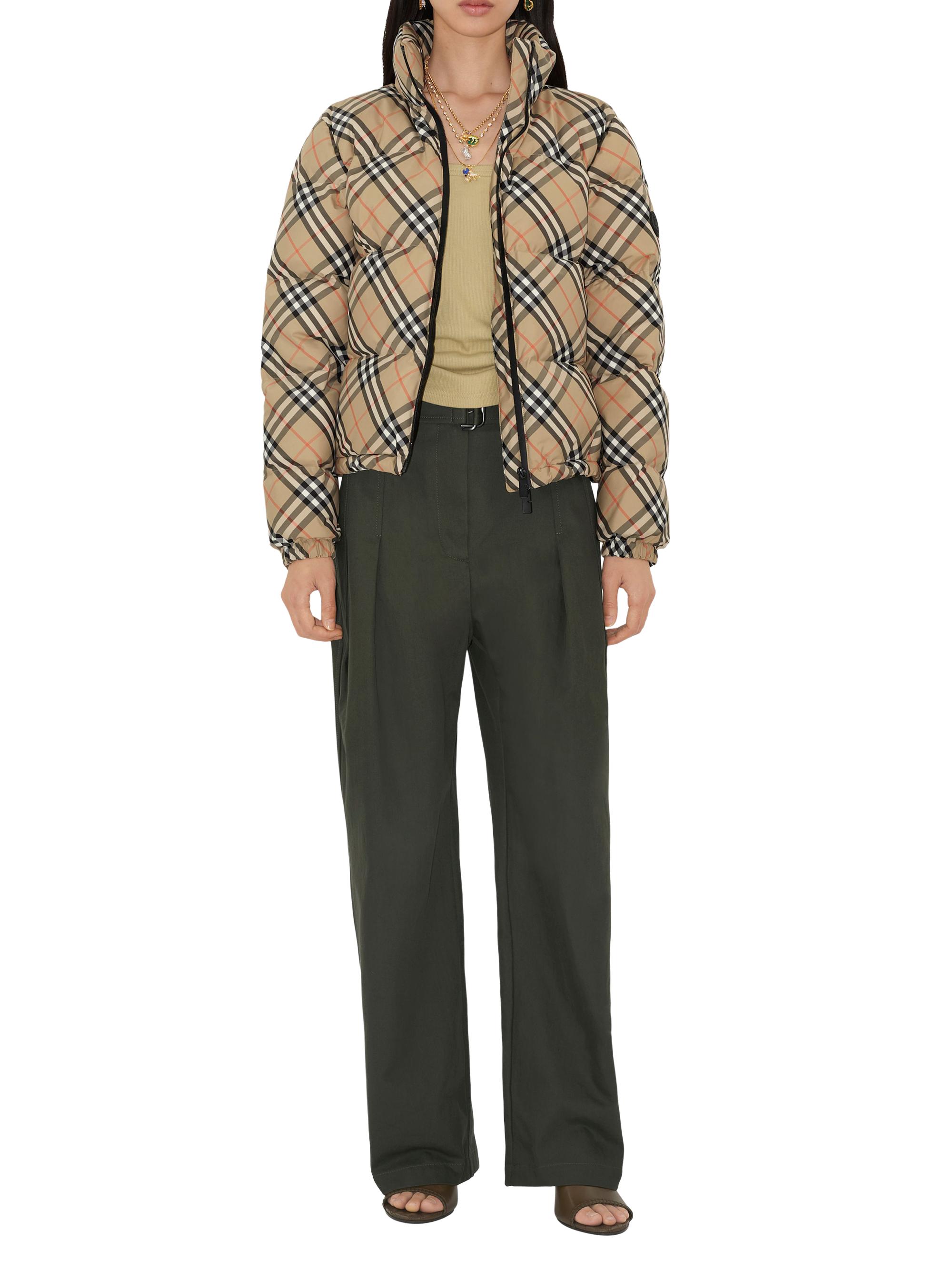 Burberry Check Down Puffer Jacket | Saks Fifth Avenue
