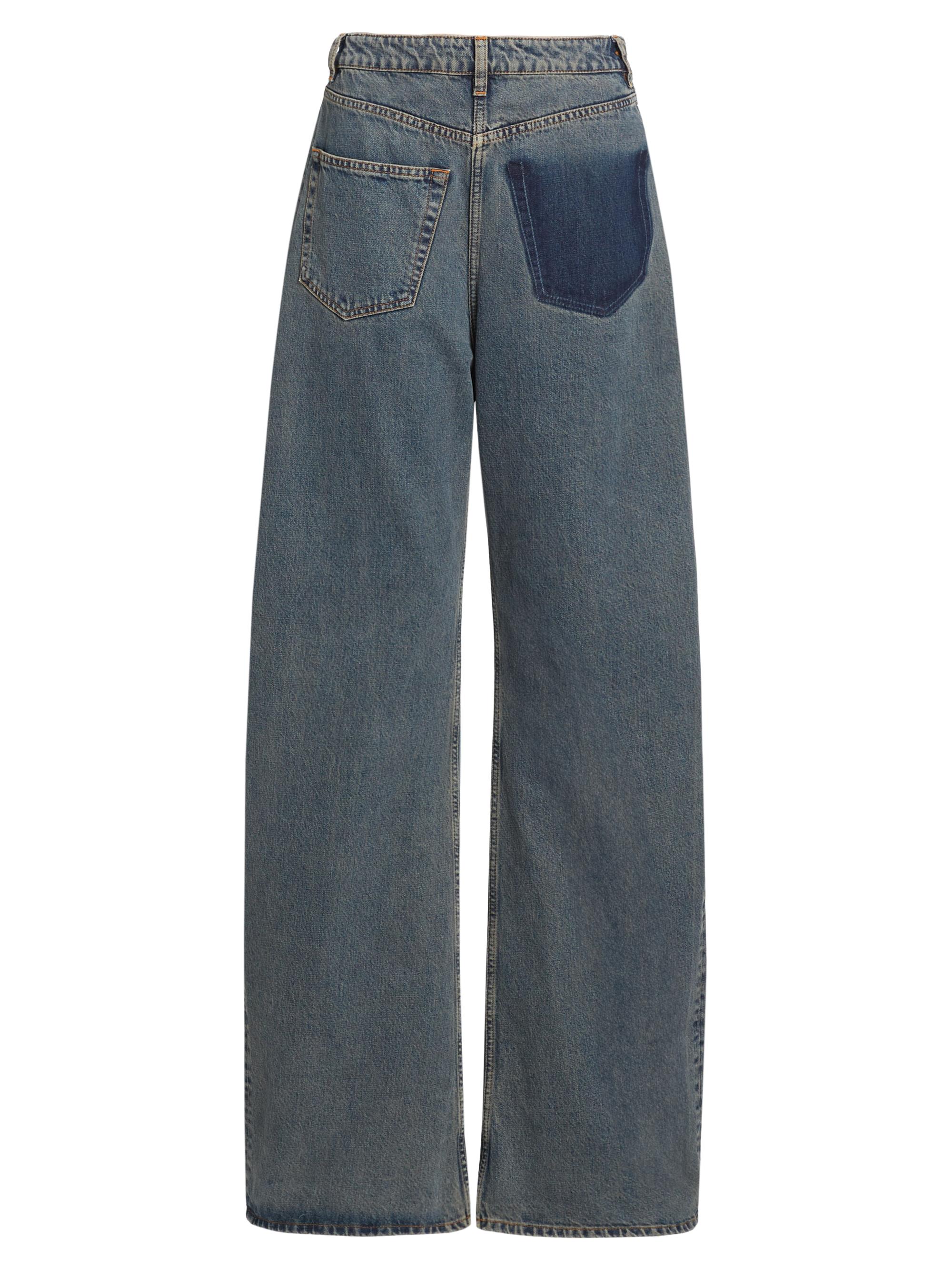 MM6 Maison Margiela Paint Splatter Wide Leg Jeans | Saks Fifth Avenue