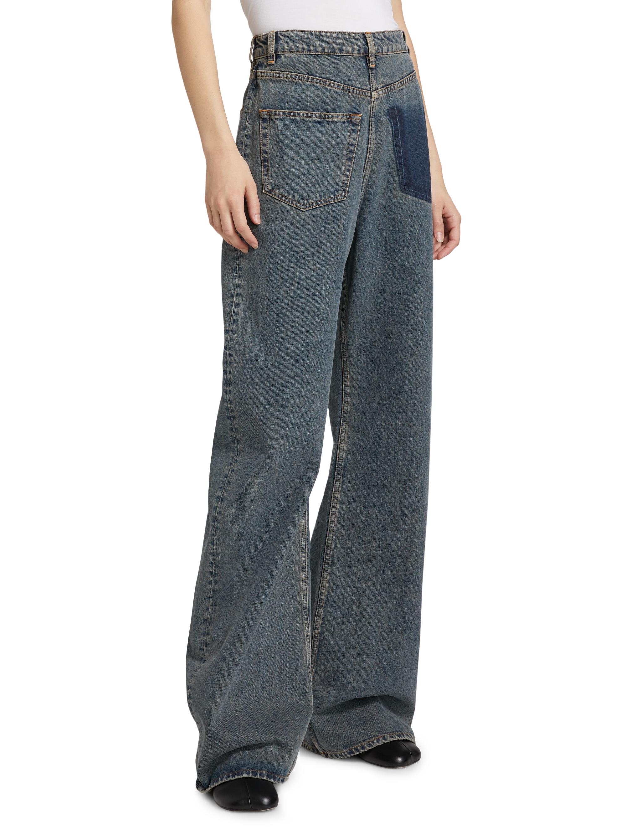 MM6 Maison Margiela Cotton Wide-Leg Jeans | Saks Fifth Avenue