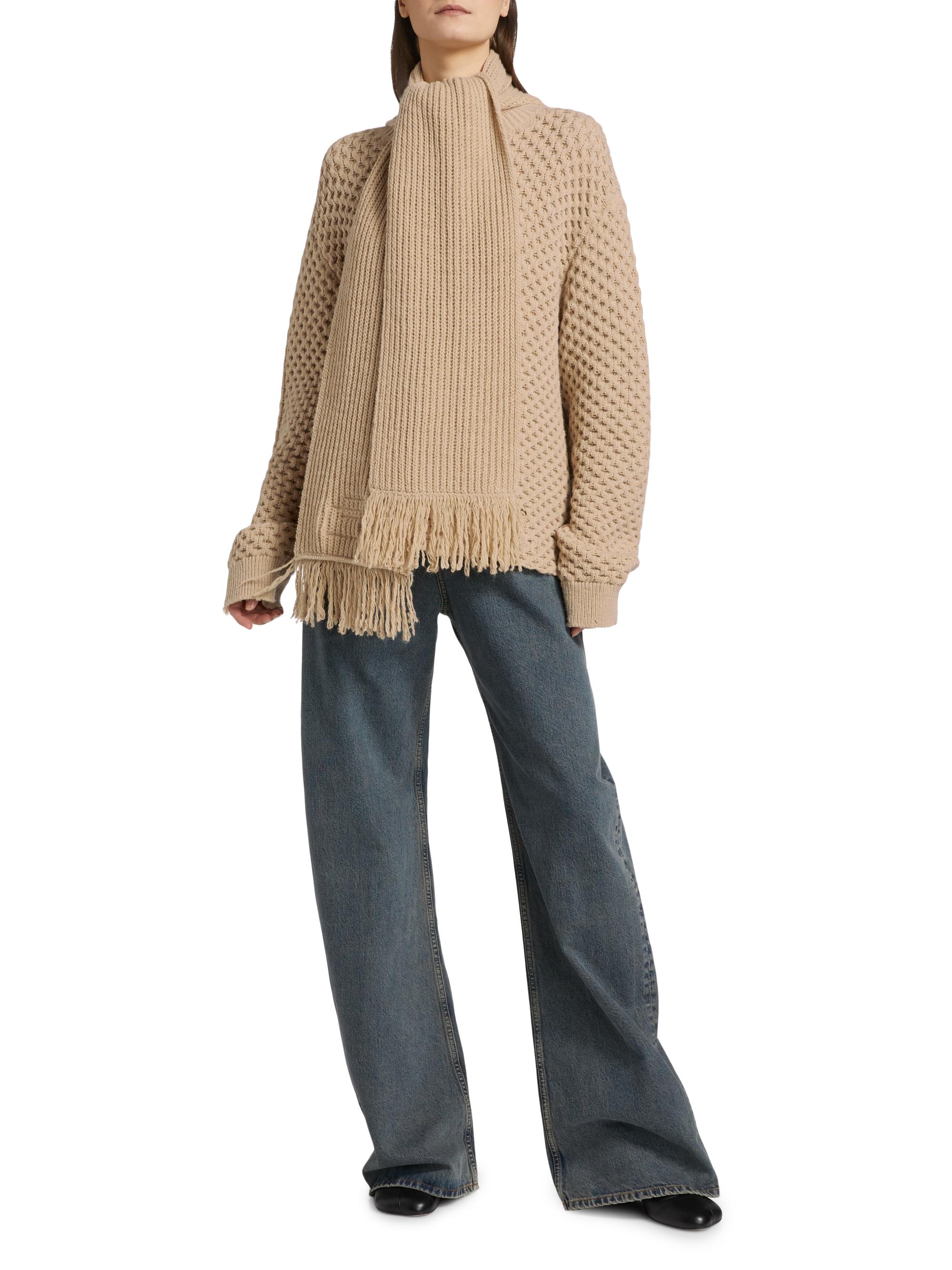 MM6 Maison Margiela Cotton Wide-Leg Jeans | Saks Fifth Avenue