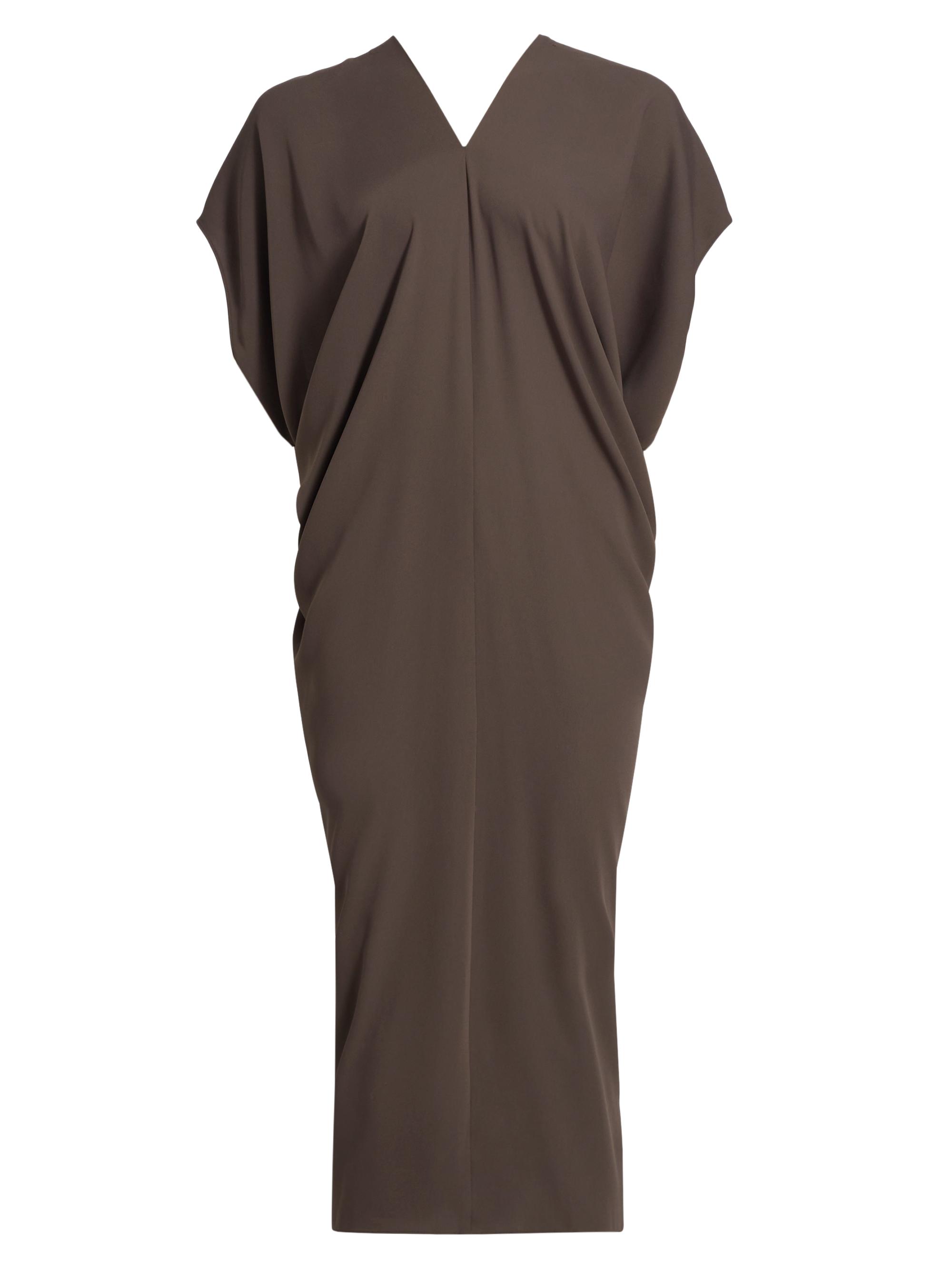 MM6 Maison Margiela Hook-And-Eye Stretch Cotton Midi-Dress | Saks