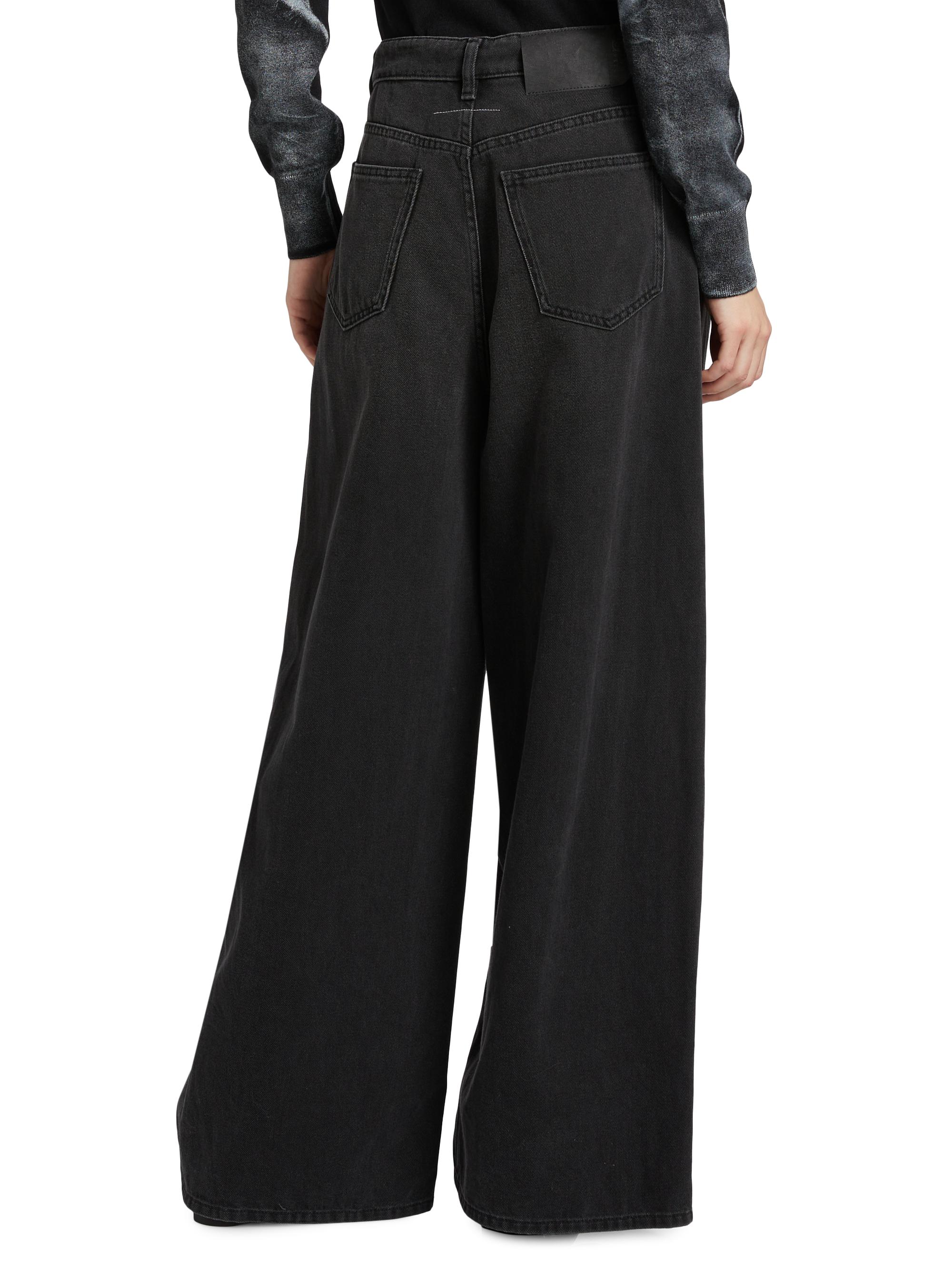 MM6 Maison Margiela Paint Splatter Wide Leg Jeans | Saks Fifth Avenue