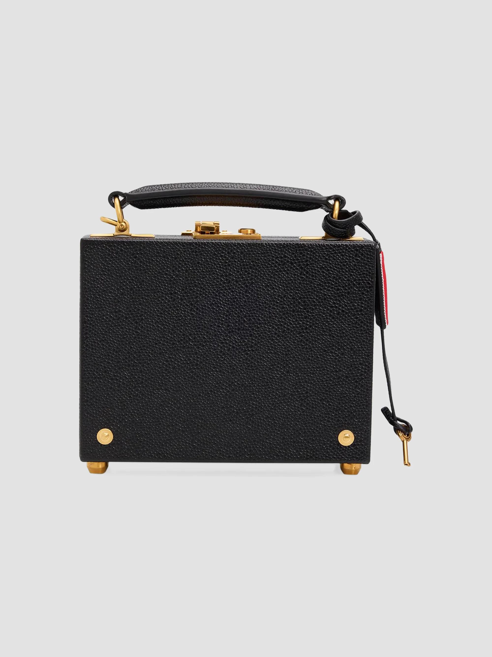 Brandon Blackwood Kendrick Croc-Embossed Leather Top Handle Bag