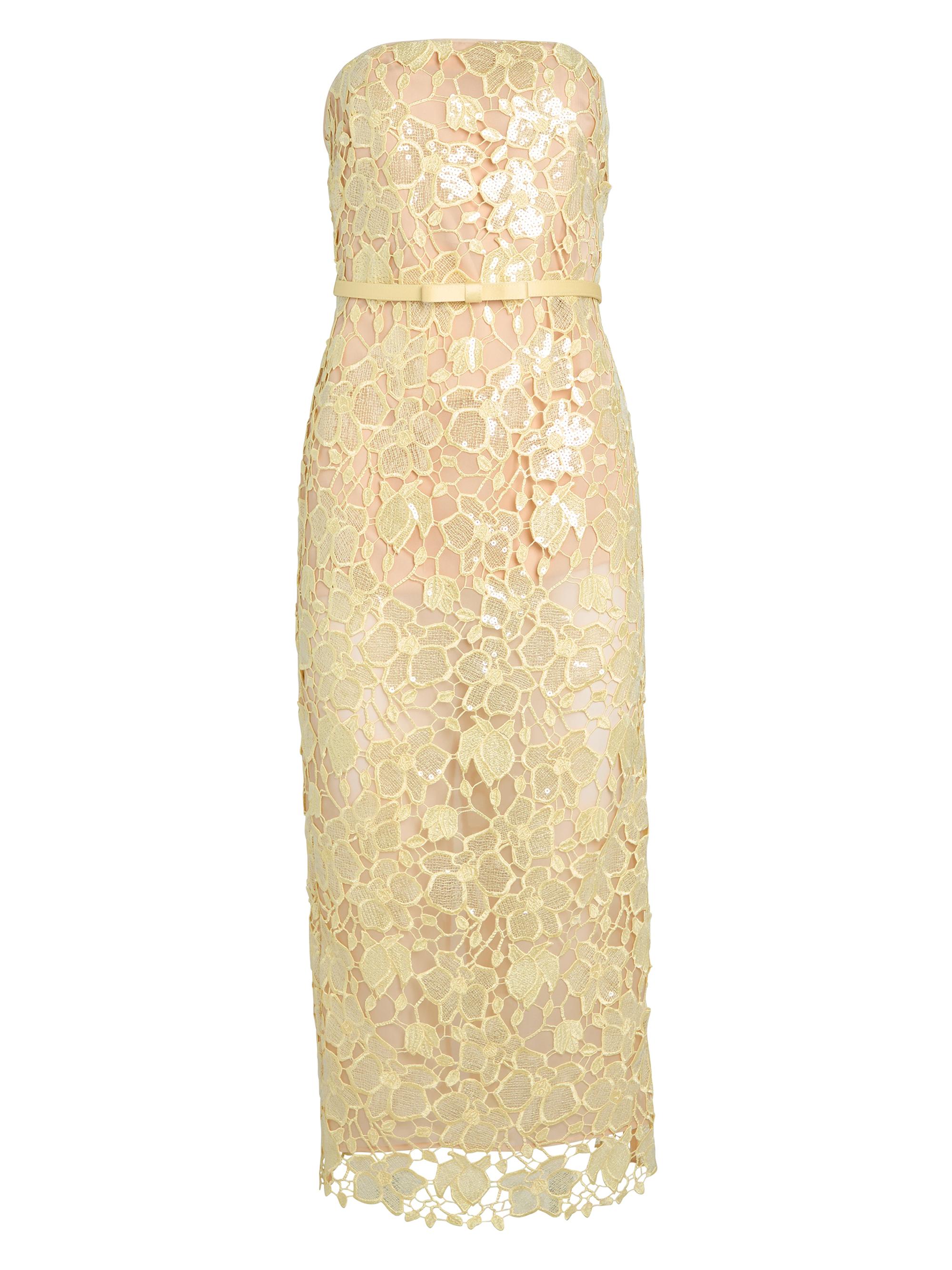 Retrofête Women's Rowena Lace Dress - Yuzu