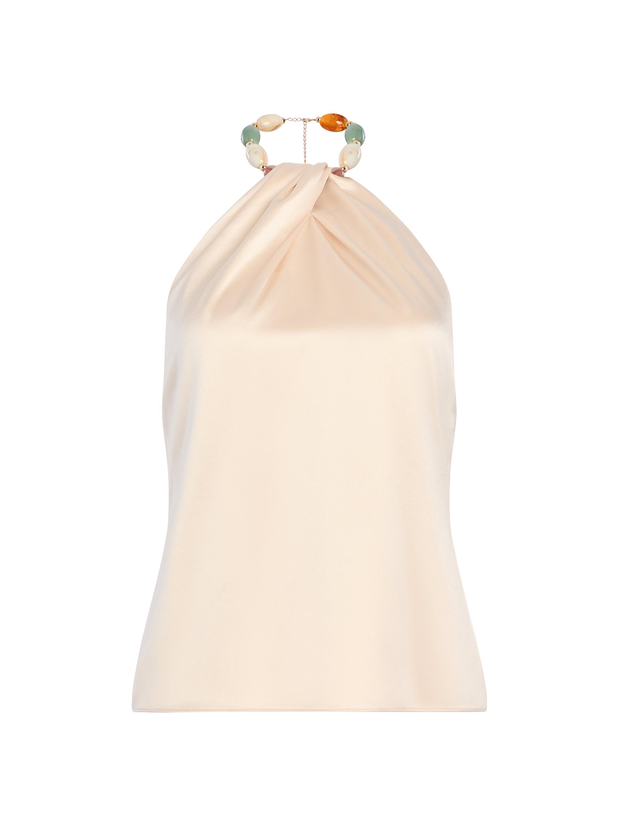 Retrofête Women's Milani Embellished Top - Prosecco