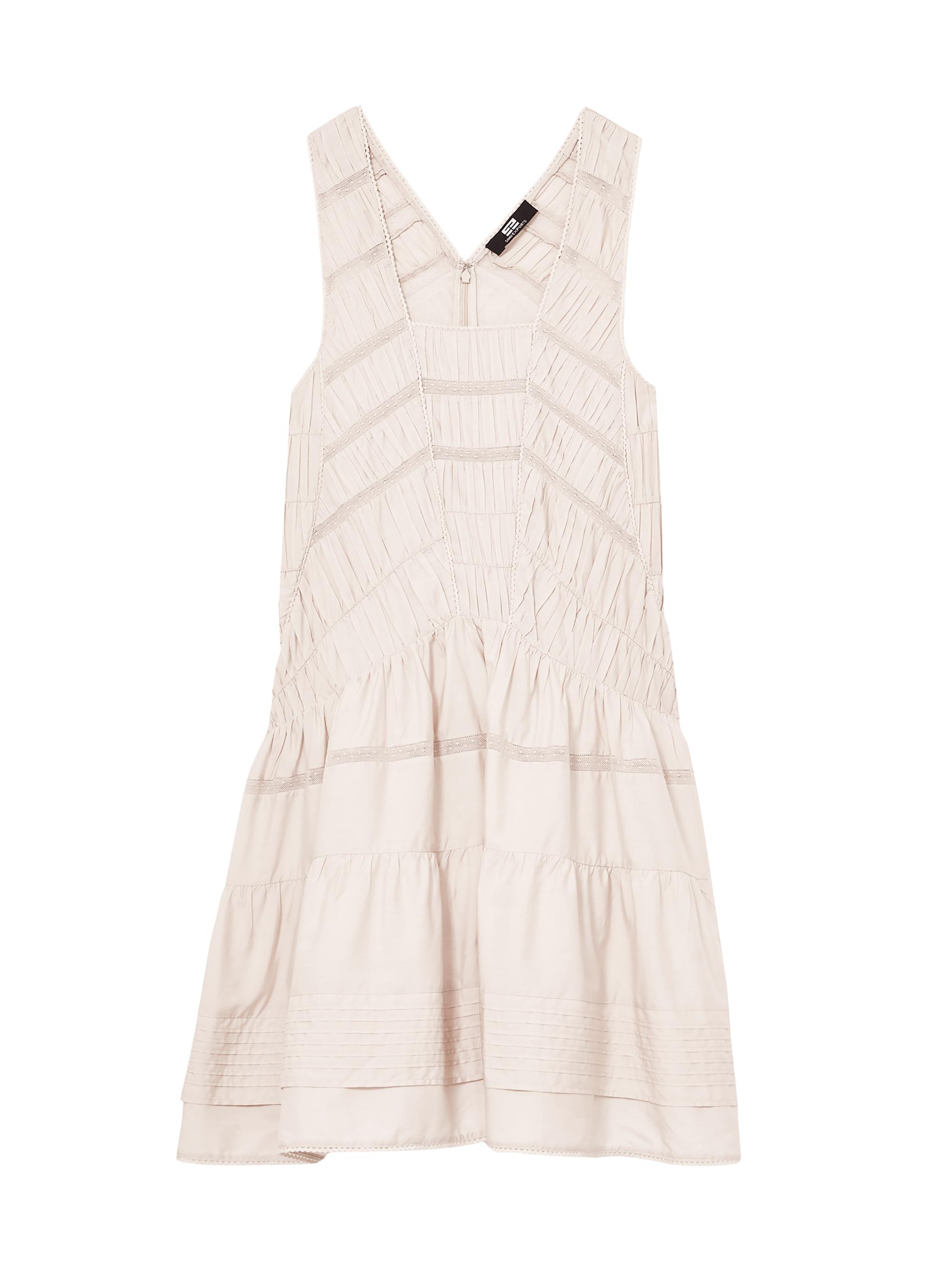 Reiss Women's Felicity Shirred Ruffle-Hem Minidress