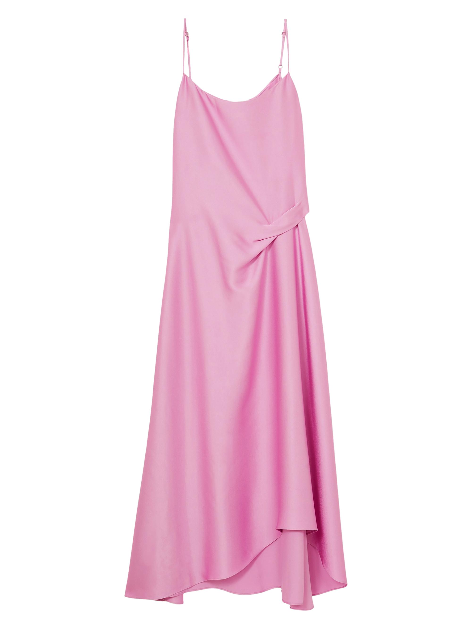 Reiss Women's Zoey Draped Slip Dress - Pink