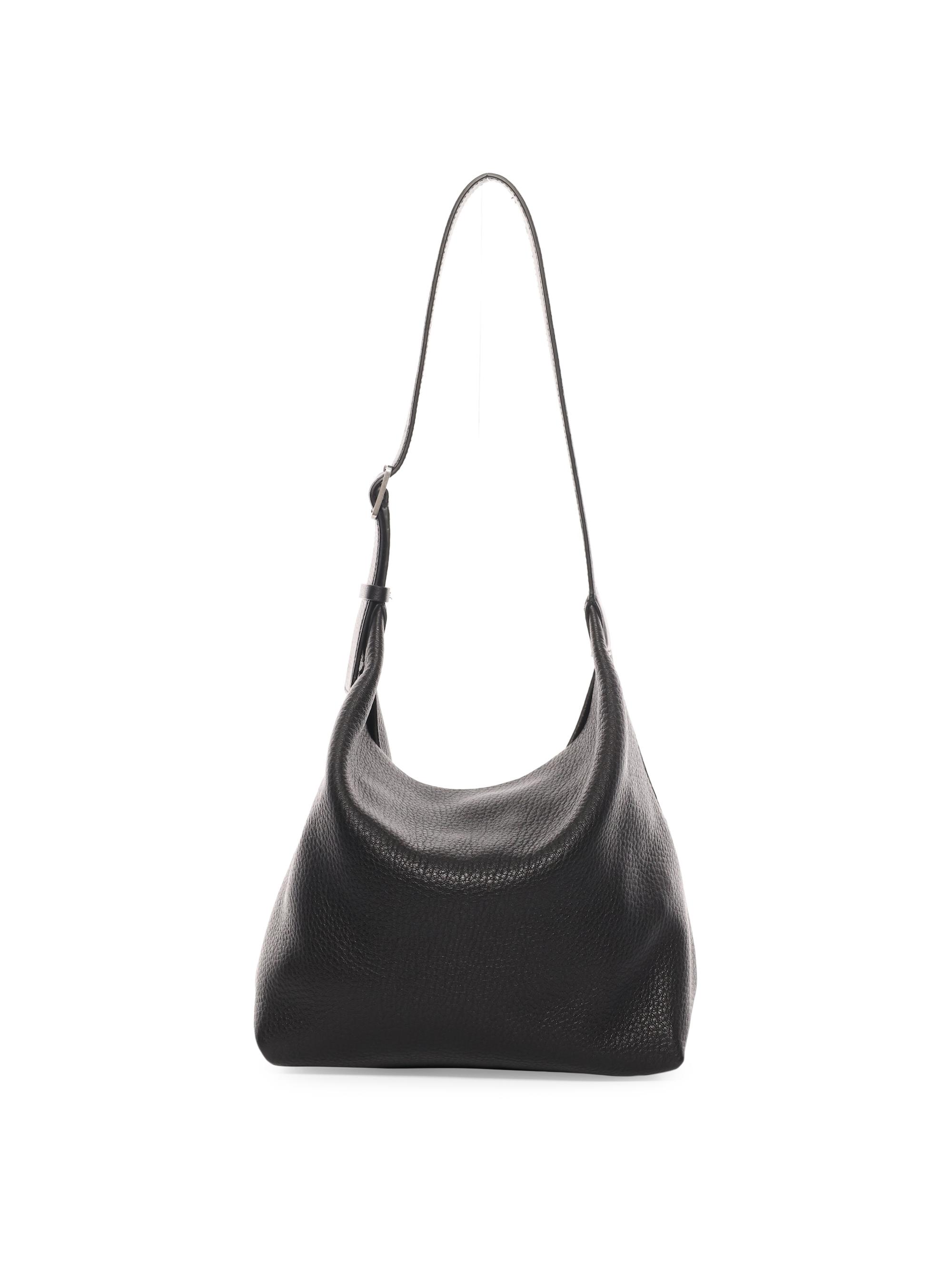 The Row Women's Isa Leather Shoulder Bag - Black