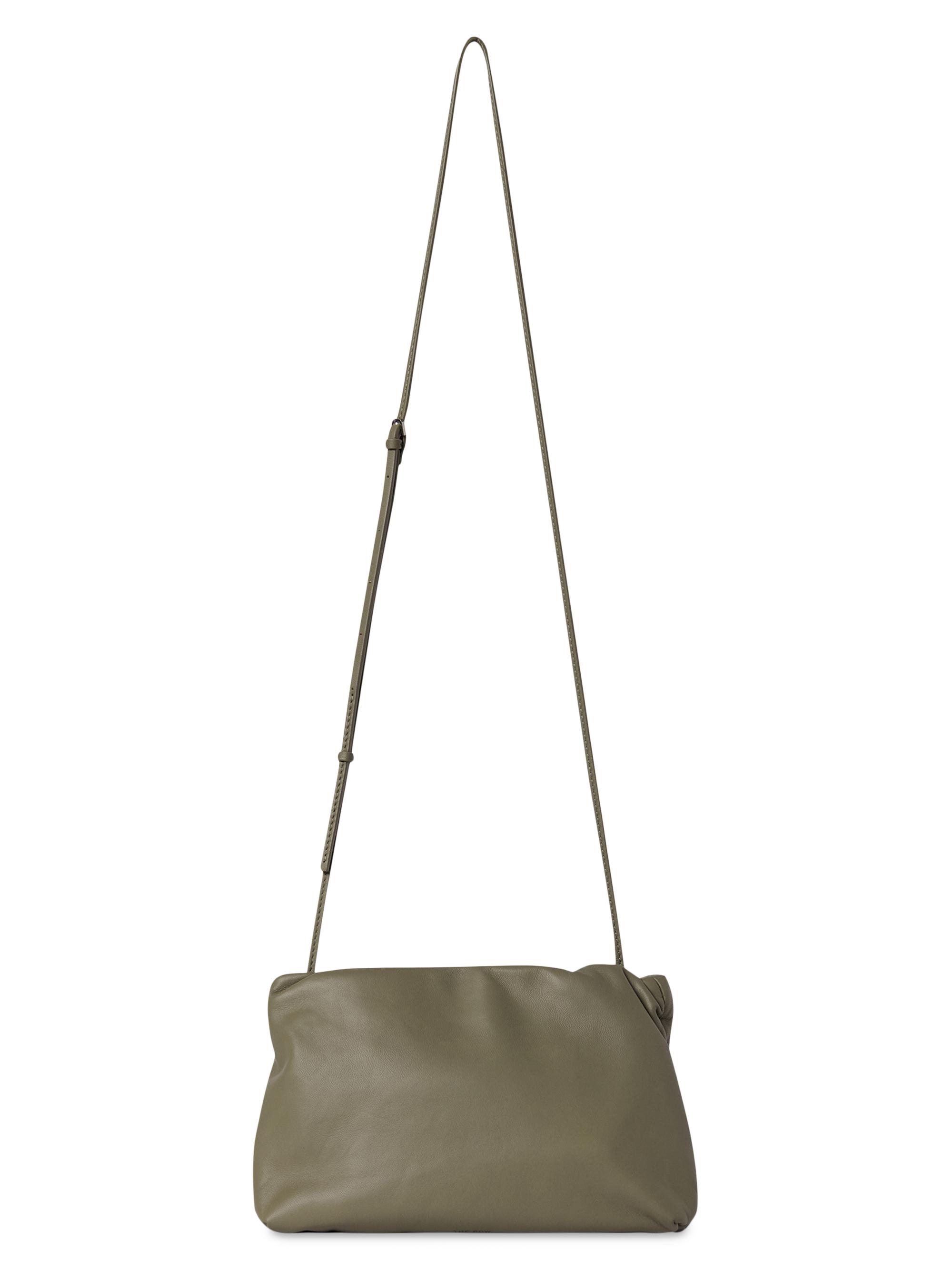 The Row Women's Bourse Leather Shoulder Bag - Sage