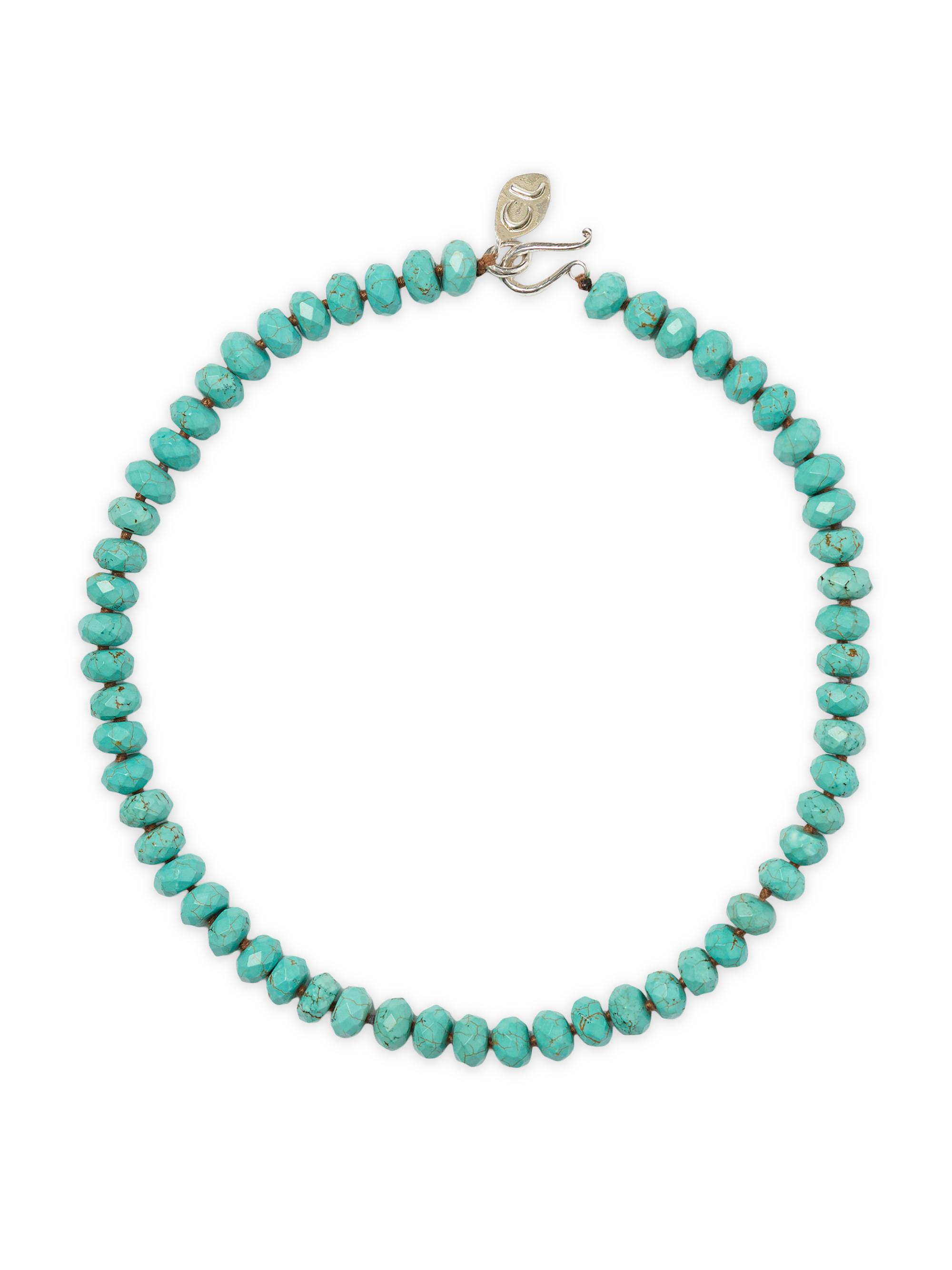 Chan Luu Women's Grazia Sterling Silver & Turquoise Necklace - Turquoise