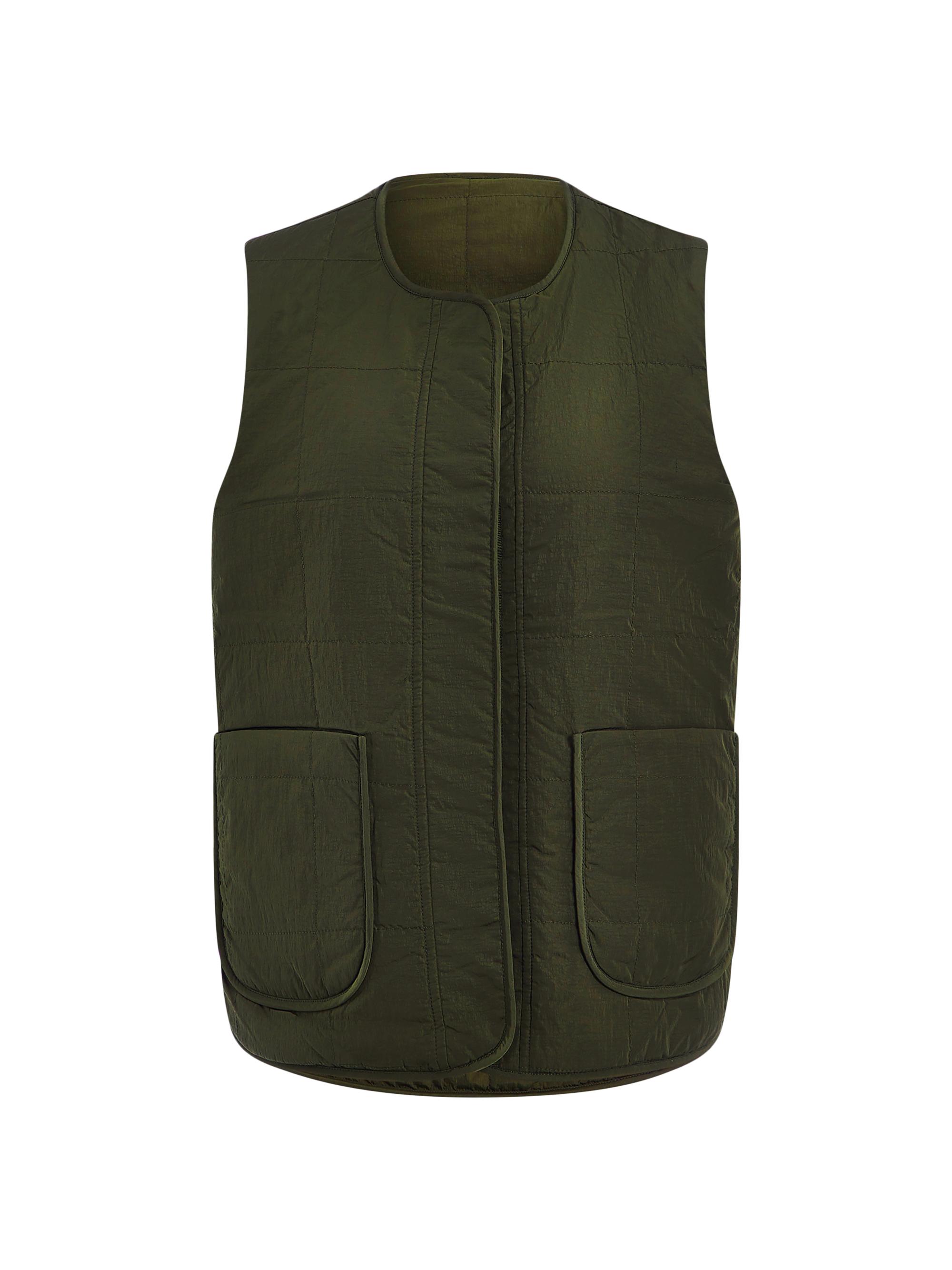 Varley Women's Audrea Reversible Vest - Sandshell Forest Night