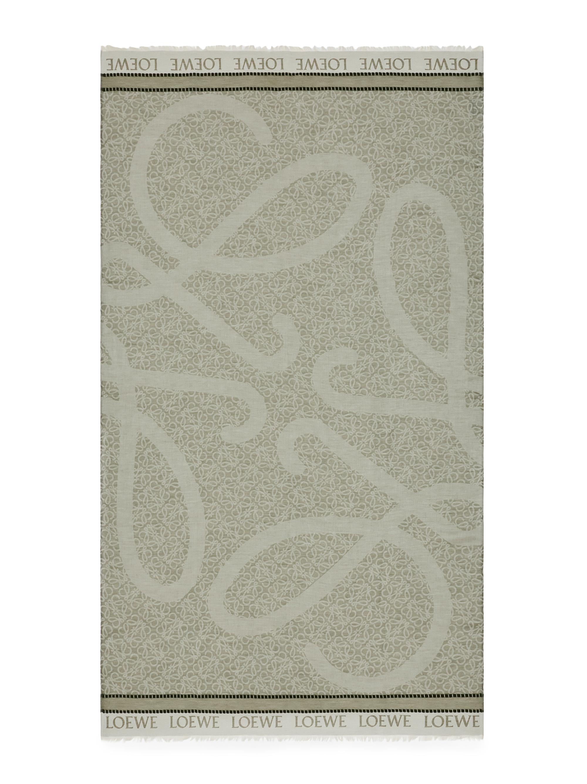 LOEWE Women's  x Paula's Ibiza Anagram Cotton Pareo - Khaki Green