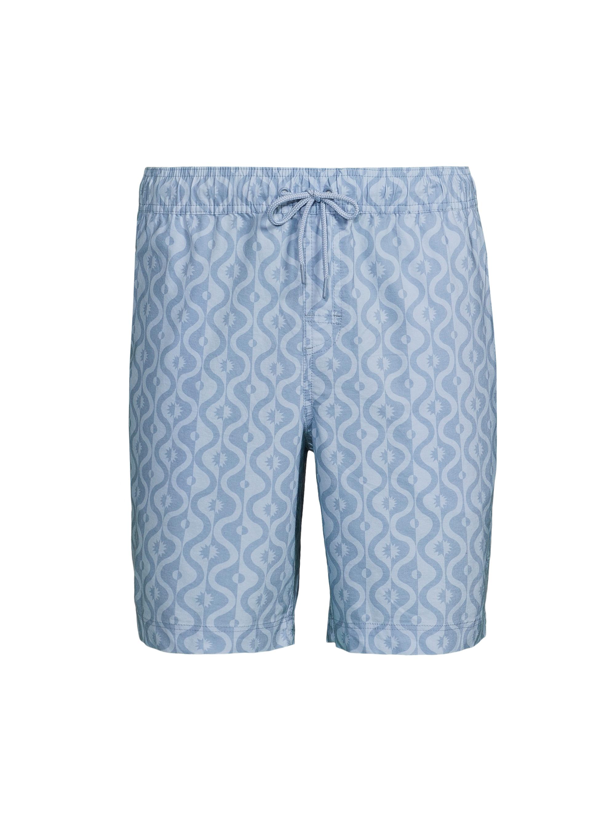 Rails Men's Kian Wave Print Swim Shorts - Solar Flare Ice