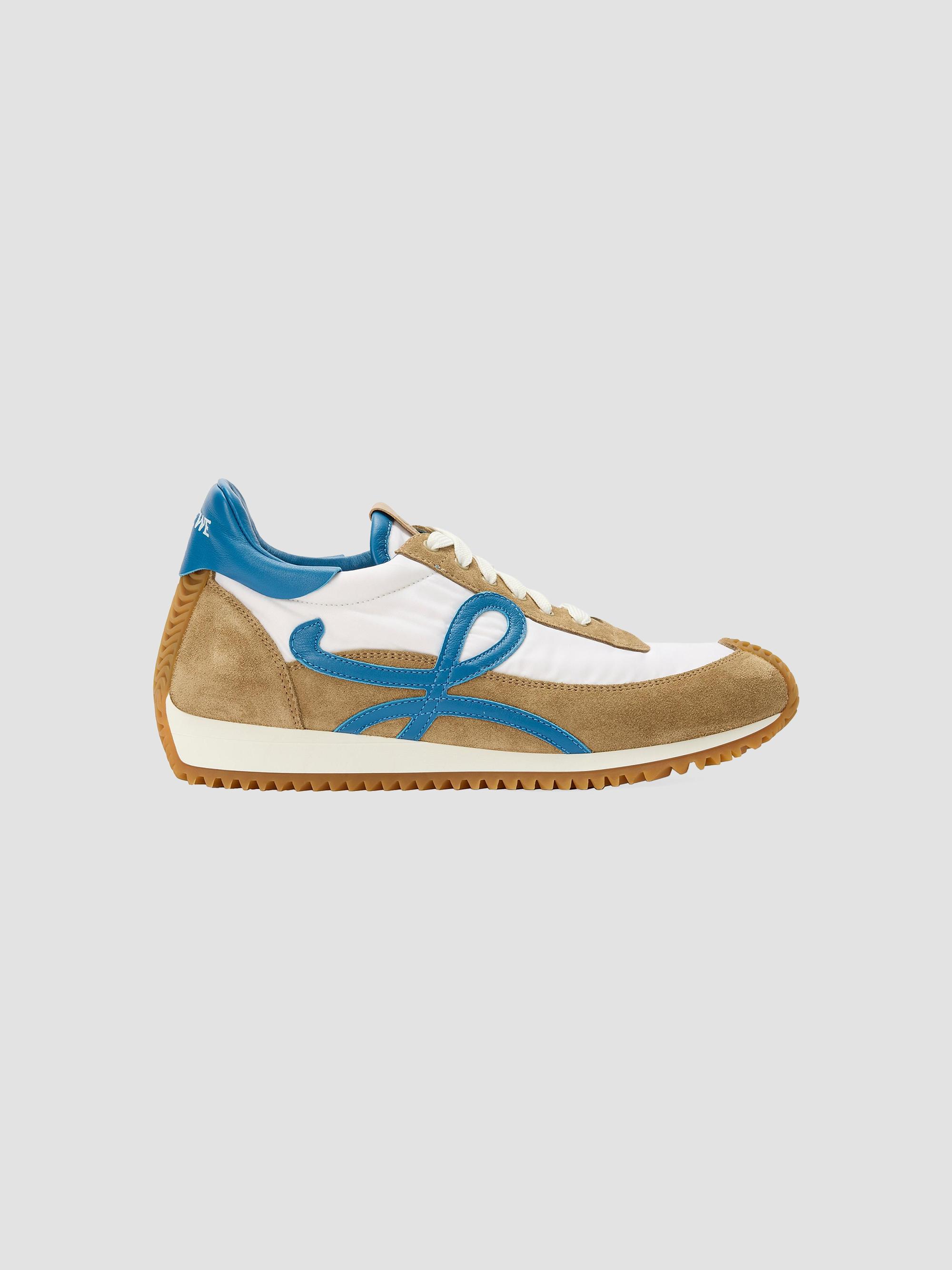 LOEWE Men's Flow Runner 2.0 Leather & Suede Low-Top Sneakers