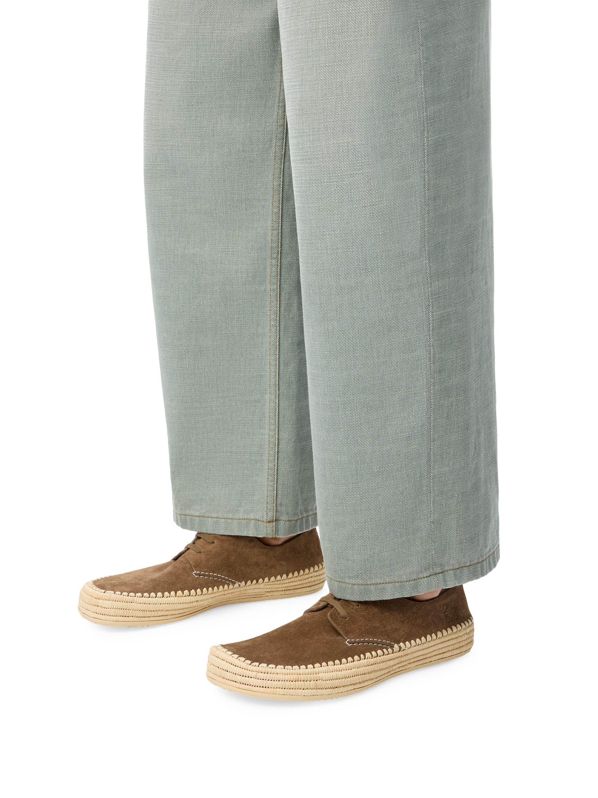 LOEWE Rio Suede Lace-Up Espadrilles | Saks Fifth Avenue