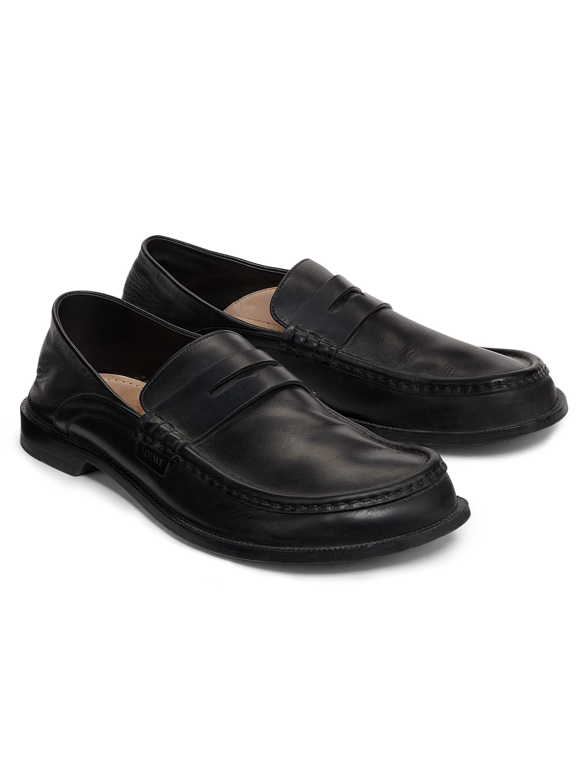 LOEWE Campo Flap Back Leather Penny Loafers | Saks Fifth Avenue