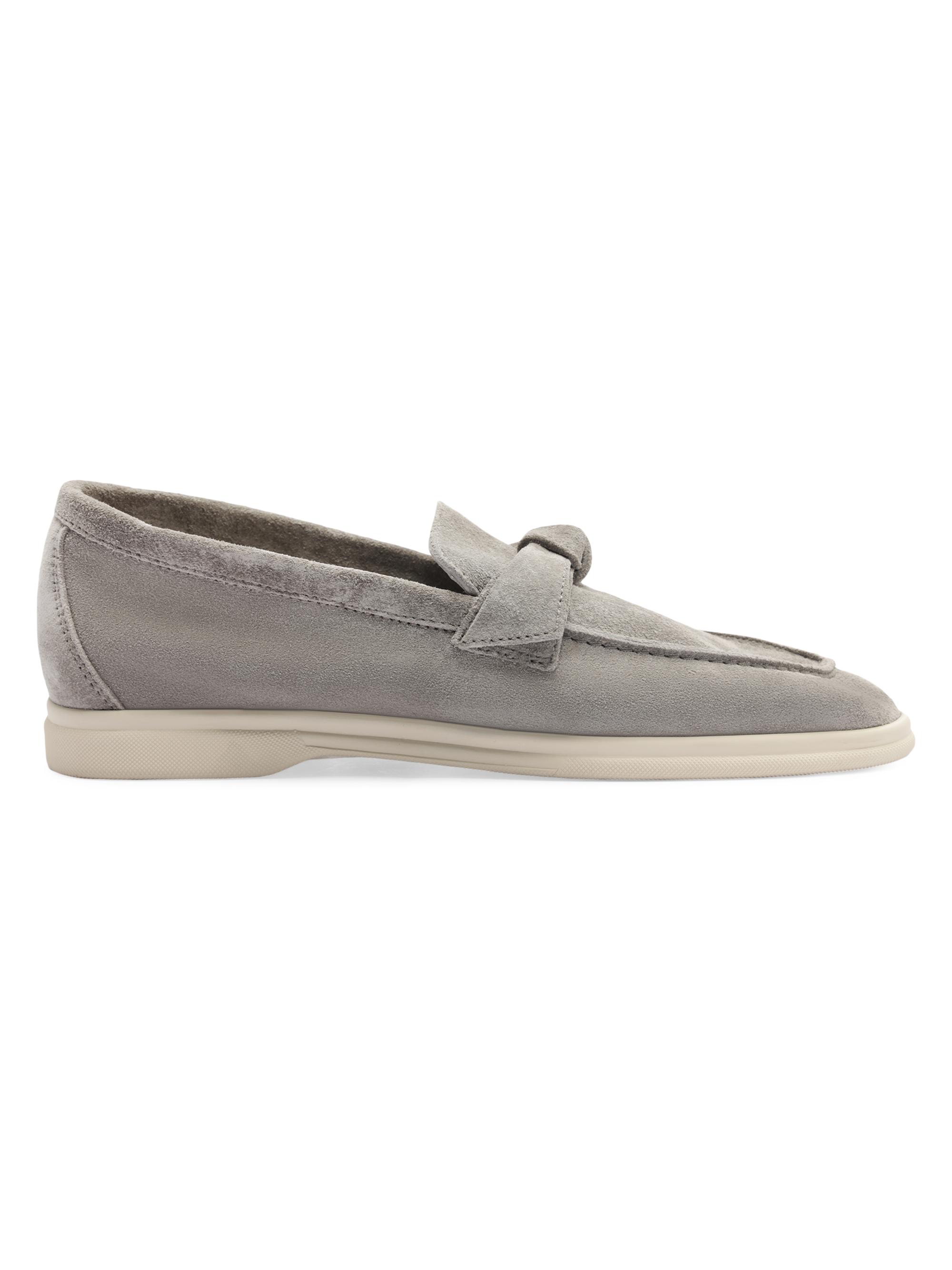 Alexandre Birman Women's Clarita Suede Loafers - Pumice