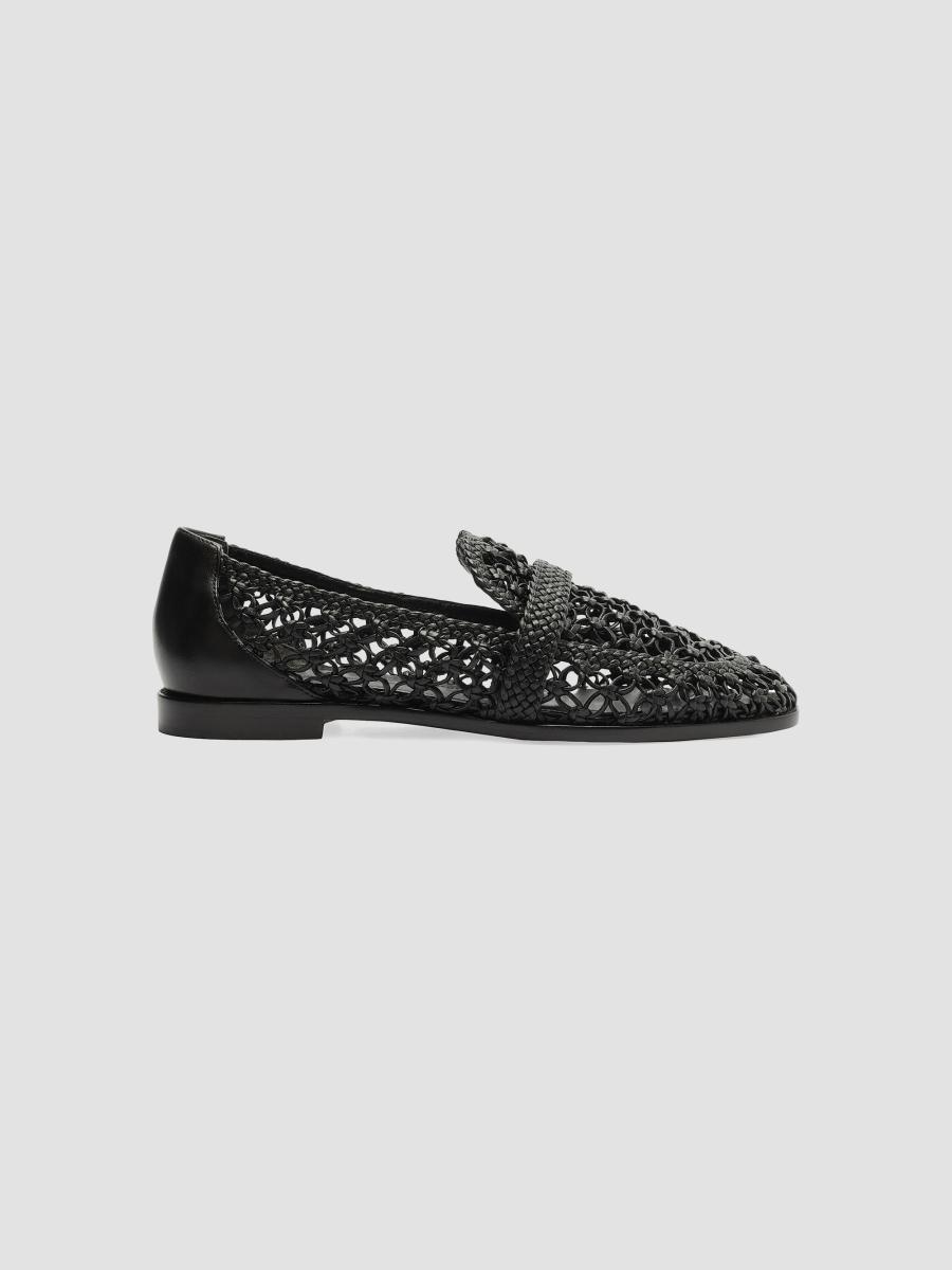 Alexandre Birman Jane Tresse Woven Leather Loafers | Saks  display picture 2
