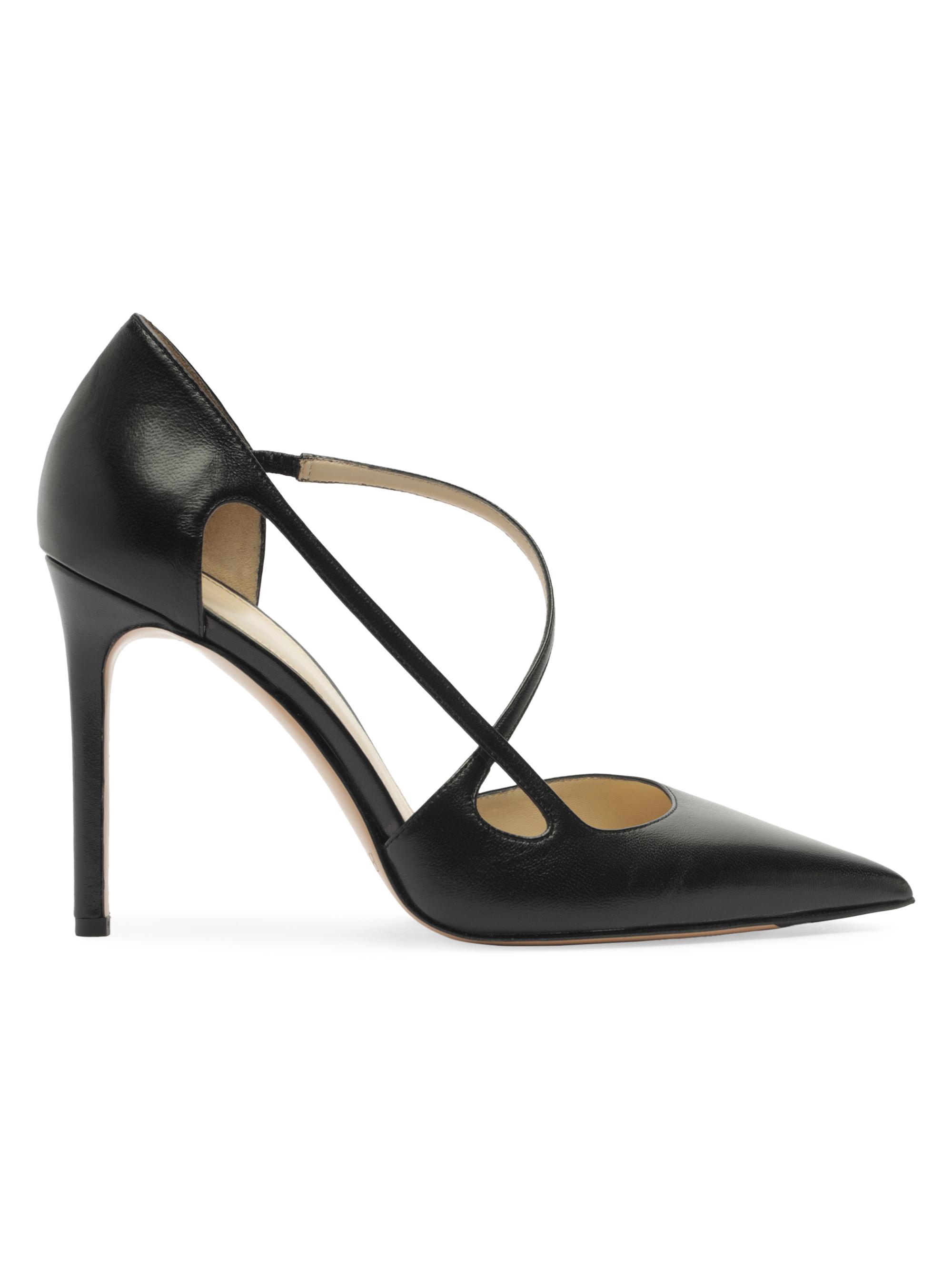 Alexandre Birman Women's Renee 100MM Leather Pumps - Black
