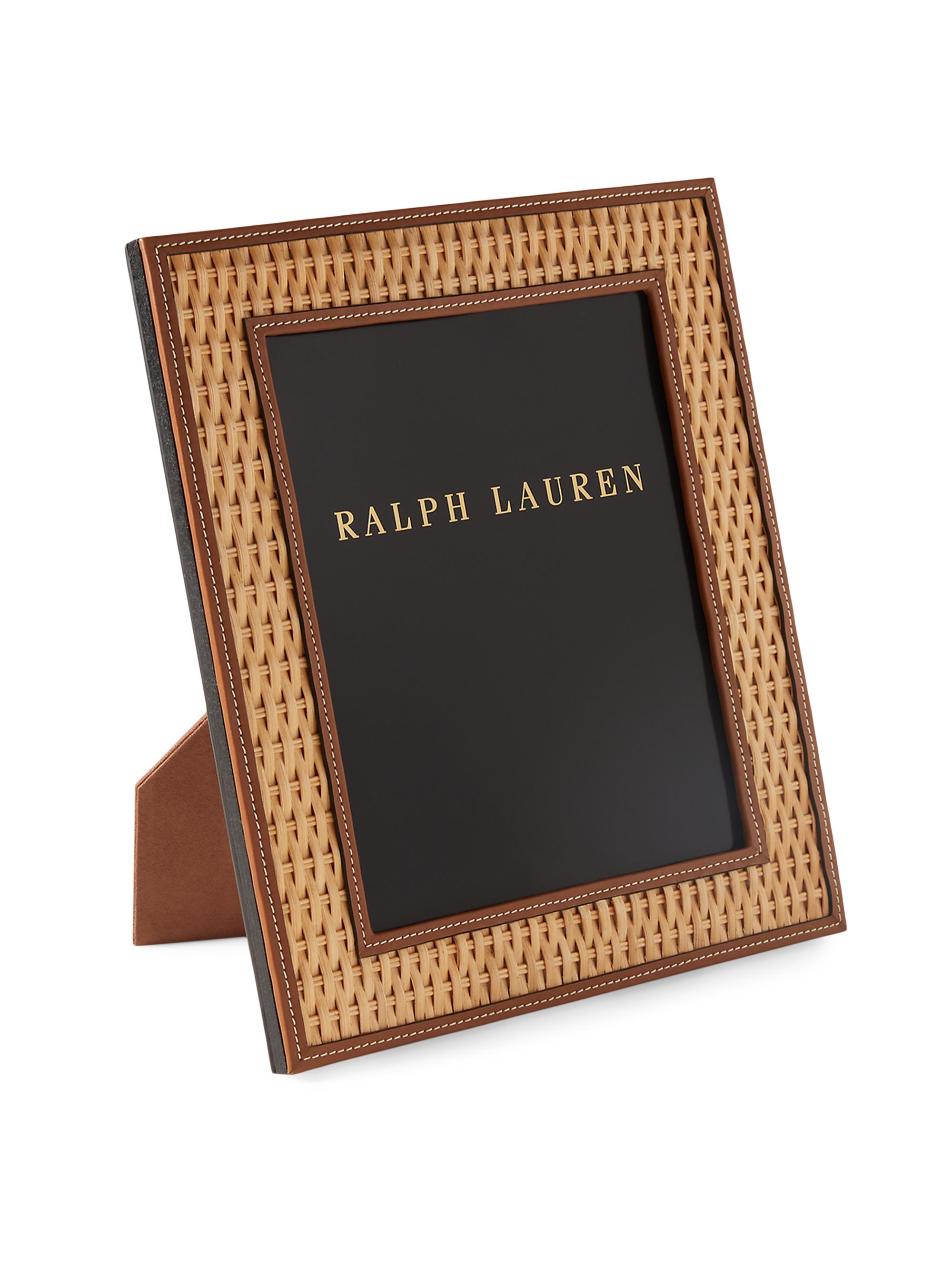 Ralph Lauren Picture Frame 写真額縁 フォトフレーム Ralph Lauren Home Durham レザーフォトフレーム | ブラウン