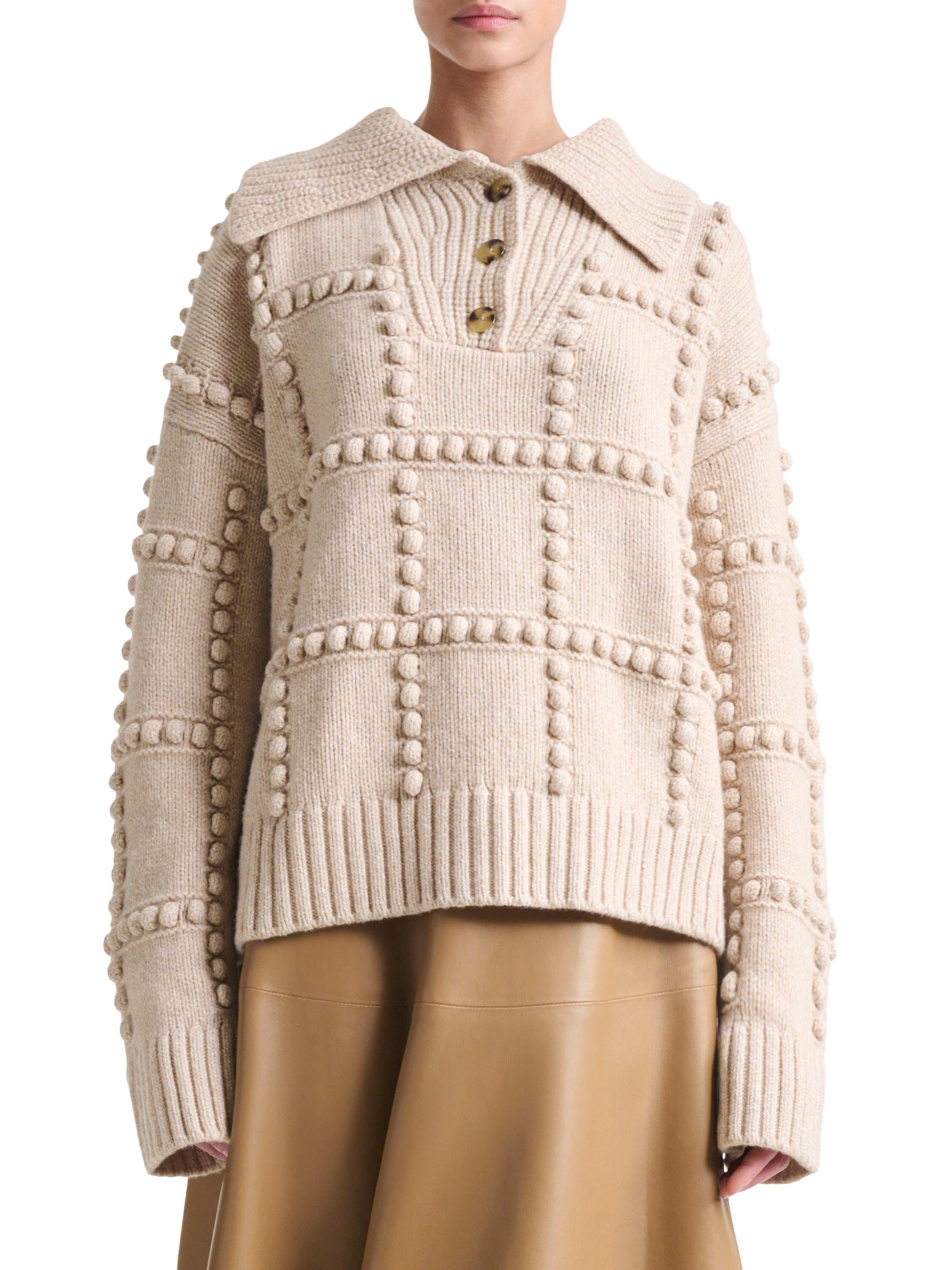 Altuzarra Women's Mitch Wool Sweater - Wheat Mel