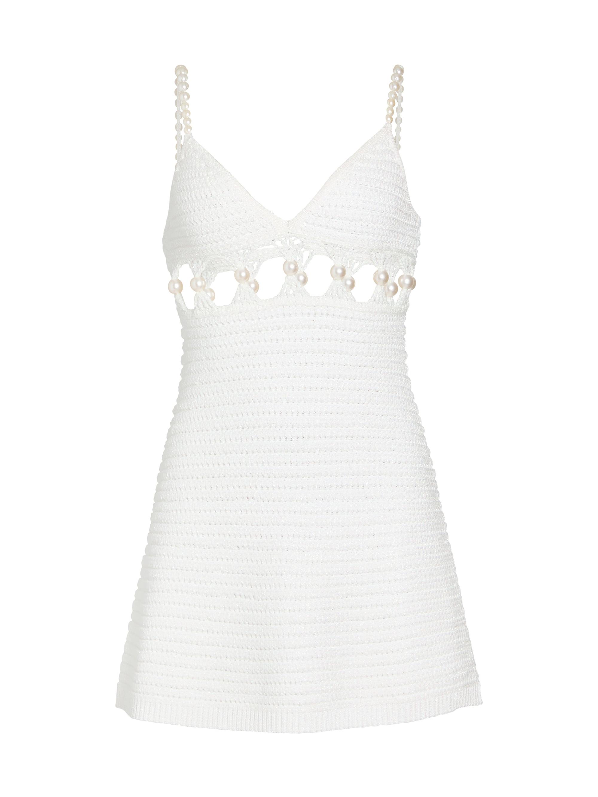 Retrofête Women's Marlo Crochet Dress - Optic White