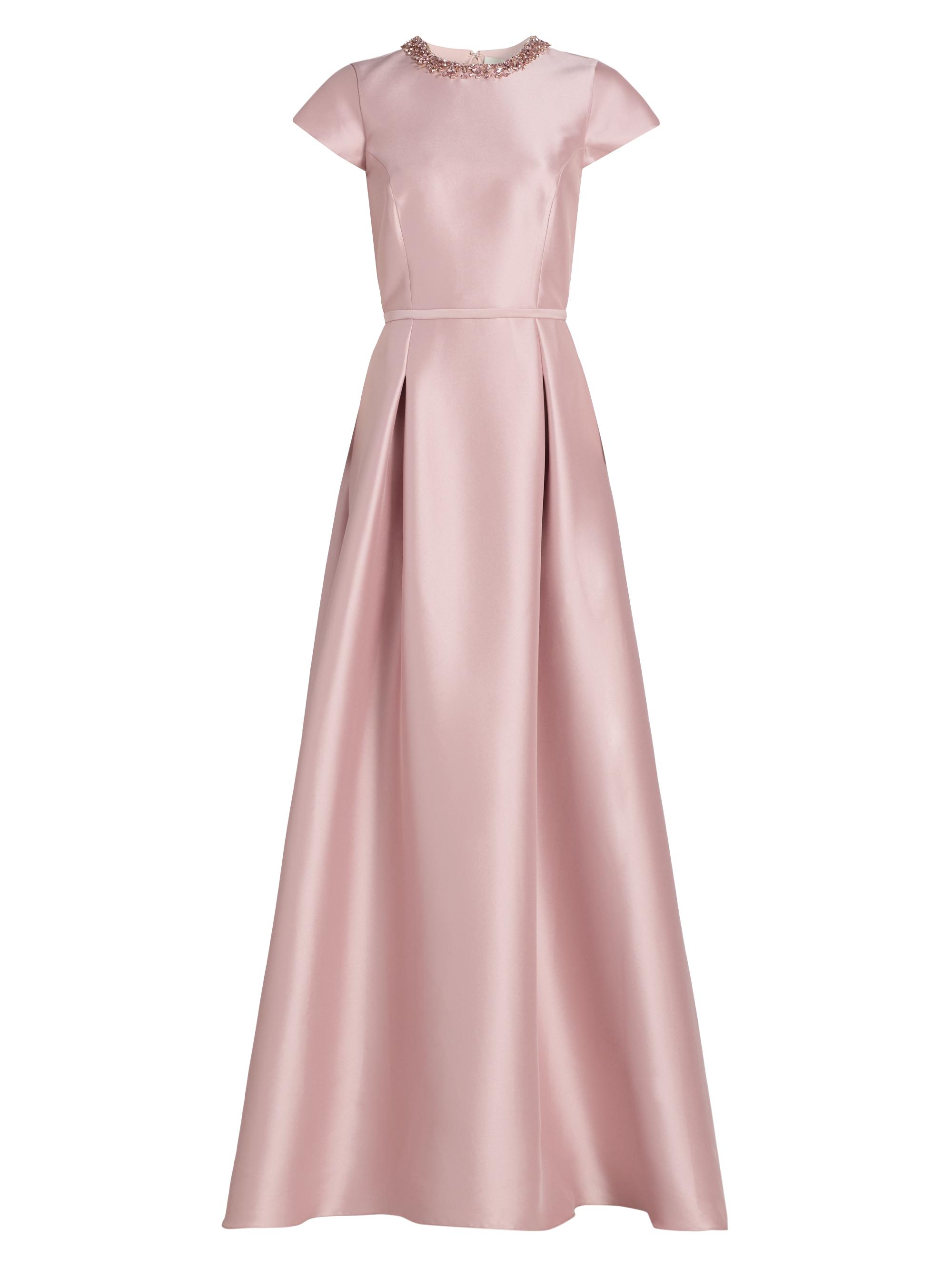 Sachin & Babi Women's Blythe Embellished Satin Gown - Rose Quartz
