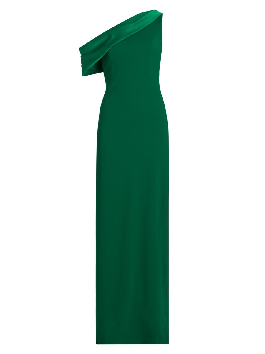sachin and babi one shoulder dress Sachin & Babi Chelsea One-Shoulder Georgette Bias Gown