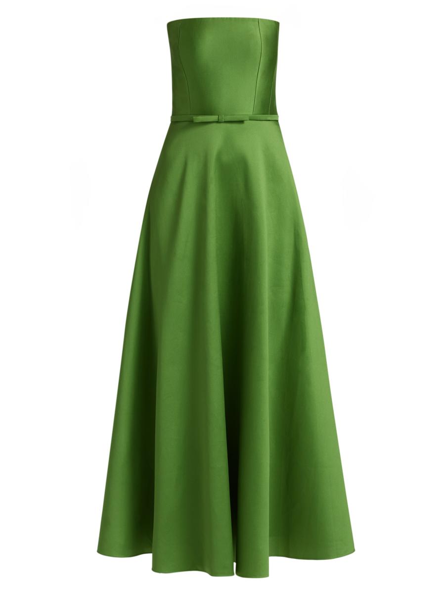 Sachin & Babi Darian Bow-Detailed Strapless Cocktail Dress