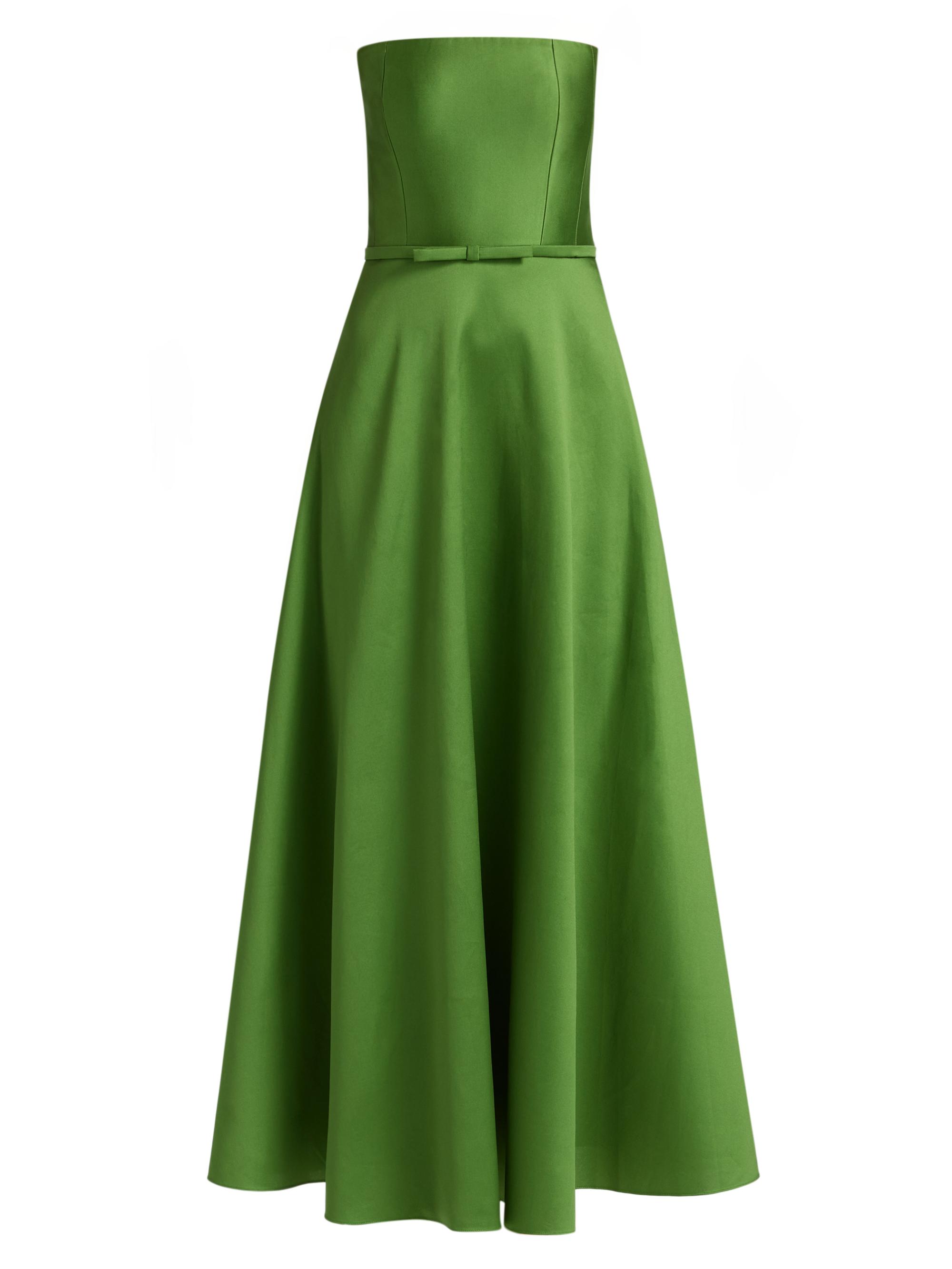Sachin & Babi Women's Darian Bow-Detailed Strapless Cocktail Dress - Green Garnet