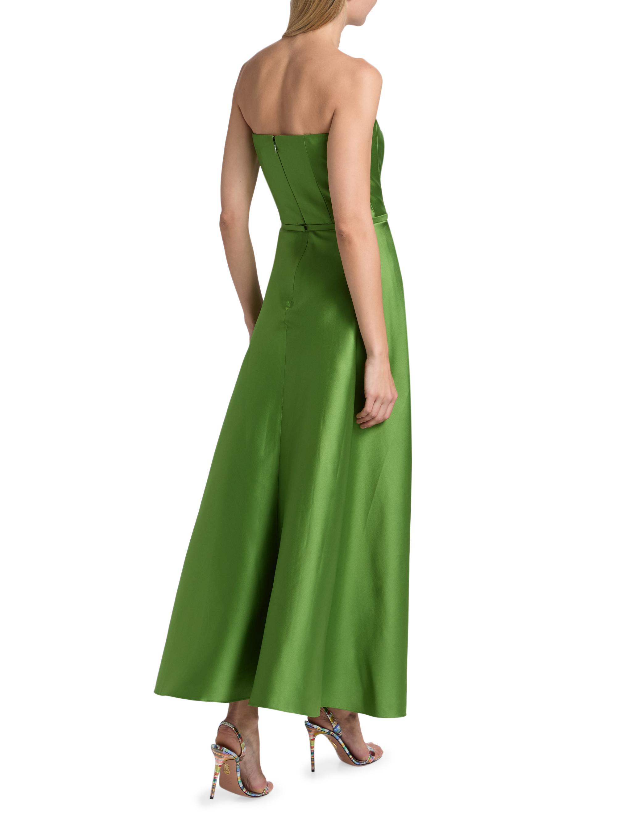 SACHIN BABI Darian Bow-Detailed Strapless Cocktail Dress | Saks Fifth Avenue