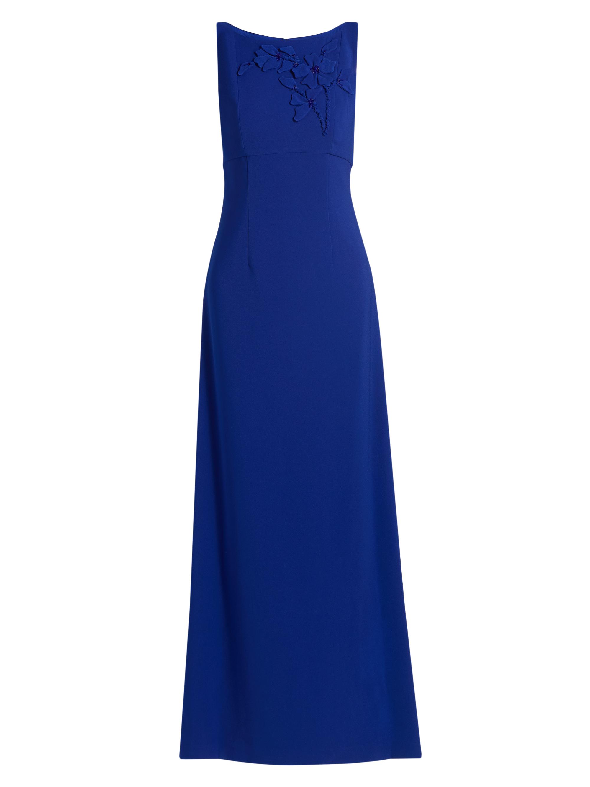 Sachin & Babi Women's Tracey Embellished Crepe Sleeveless Gown - Royal