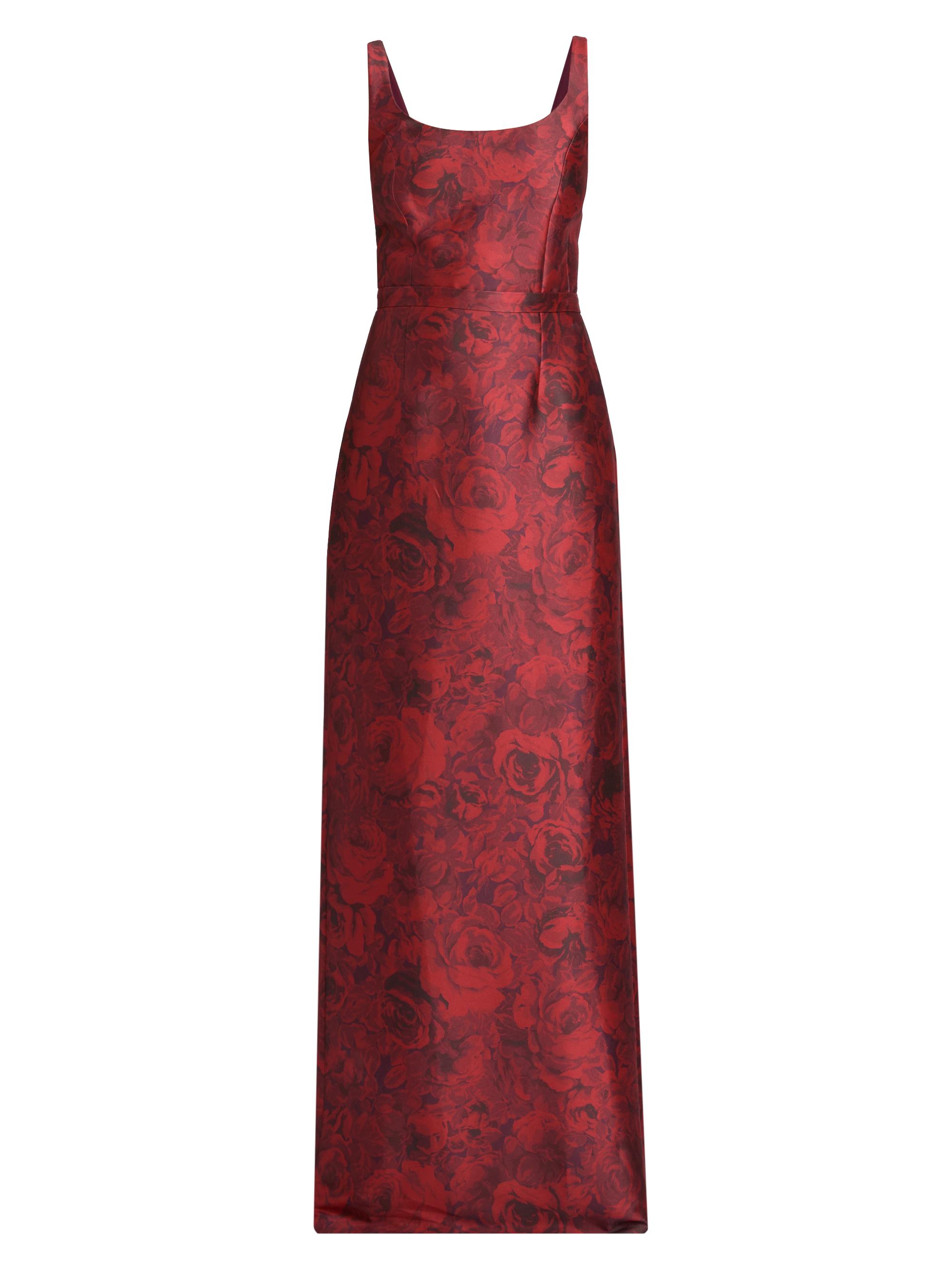 Sachin & Babi Women's Lana Floral Print Satin Gown - Raspberry Bouquet