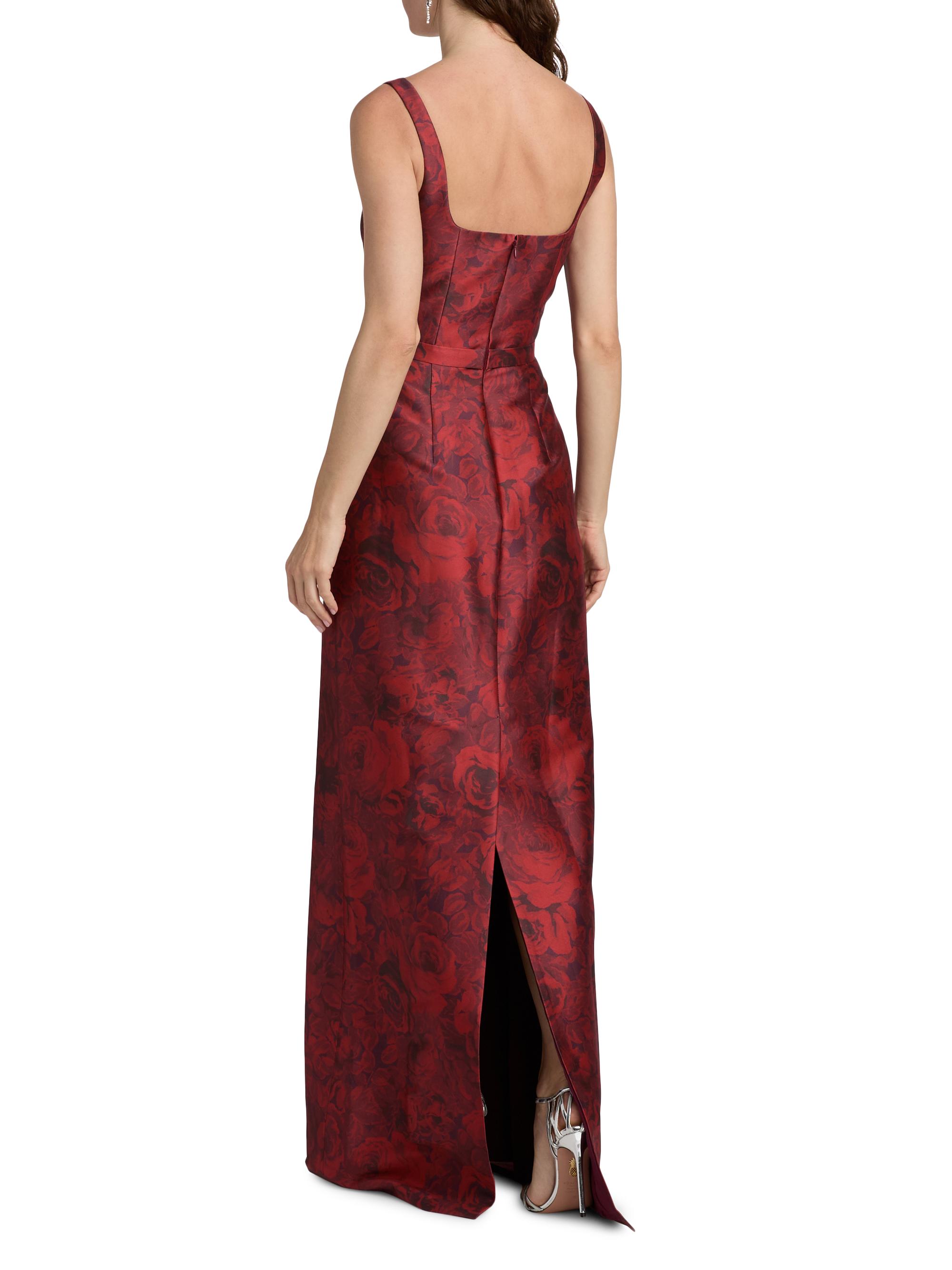 SACHIN BABI Lana Floral Print Satin Gown | Saks Fifth Avenue