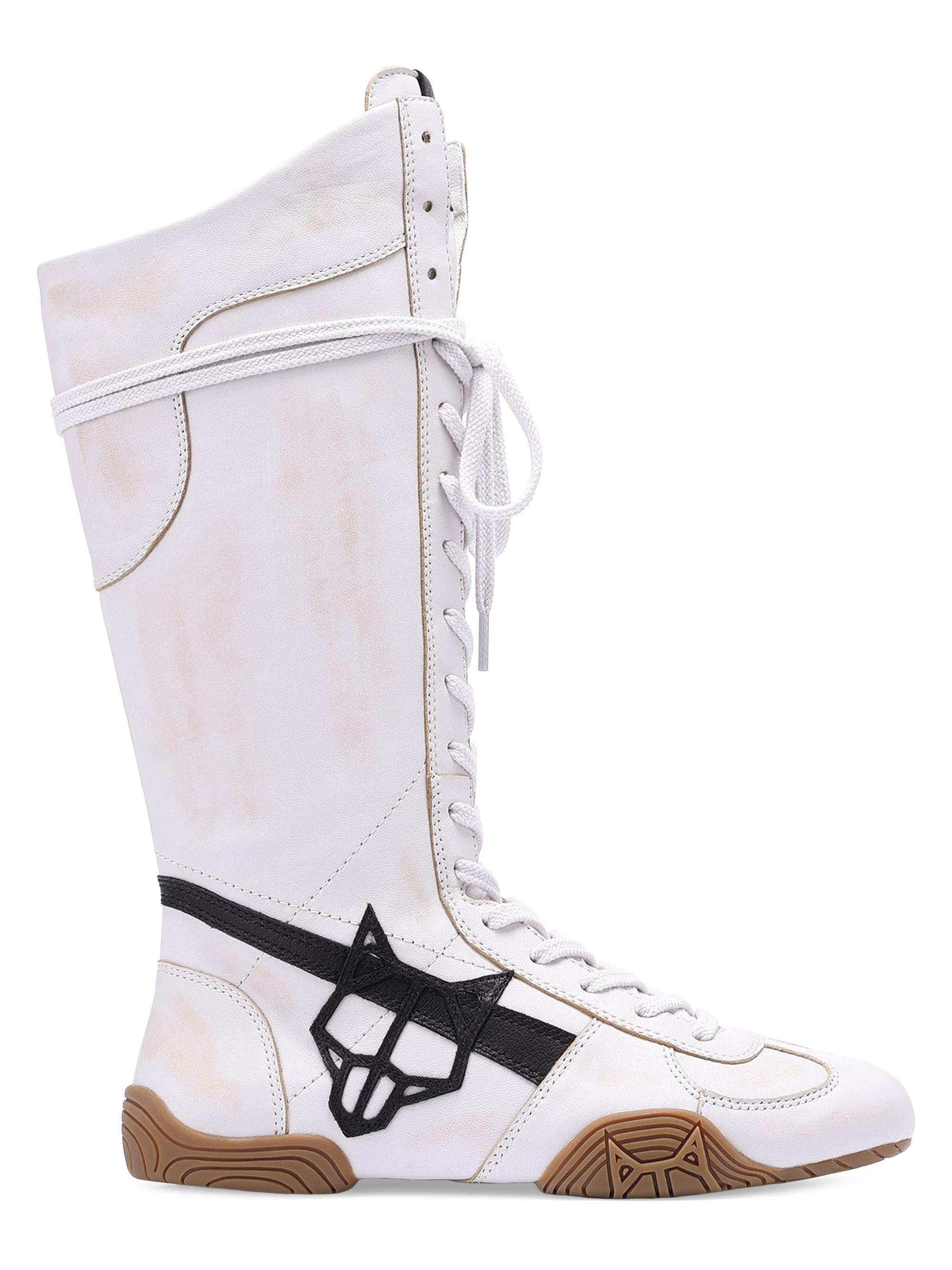 Naked Wolfe Women's Betsy Suede Boots - Tan Suede