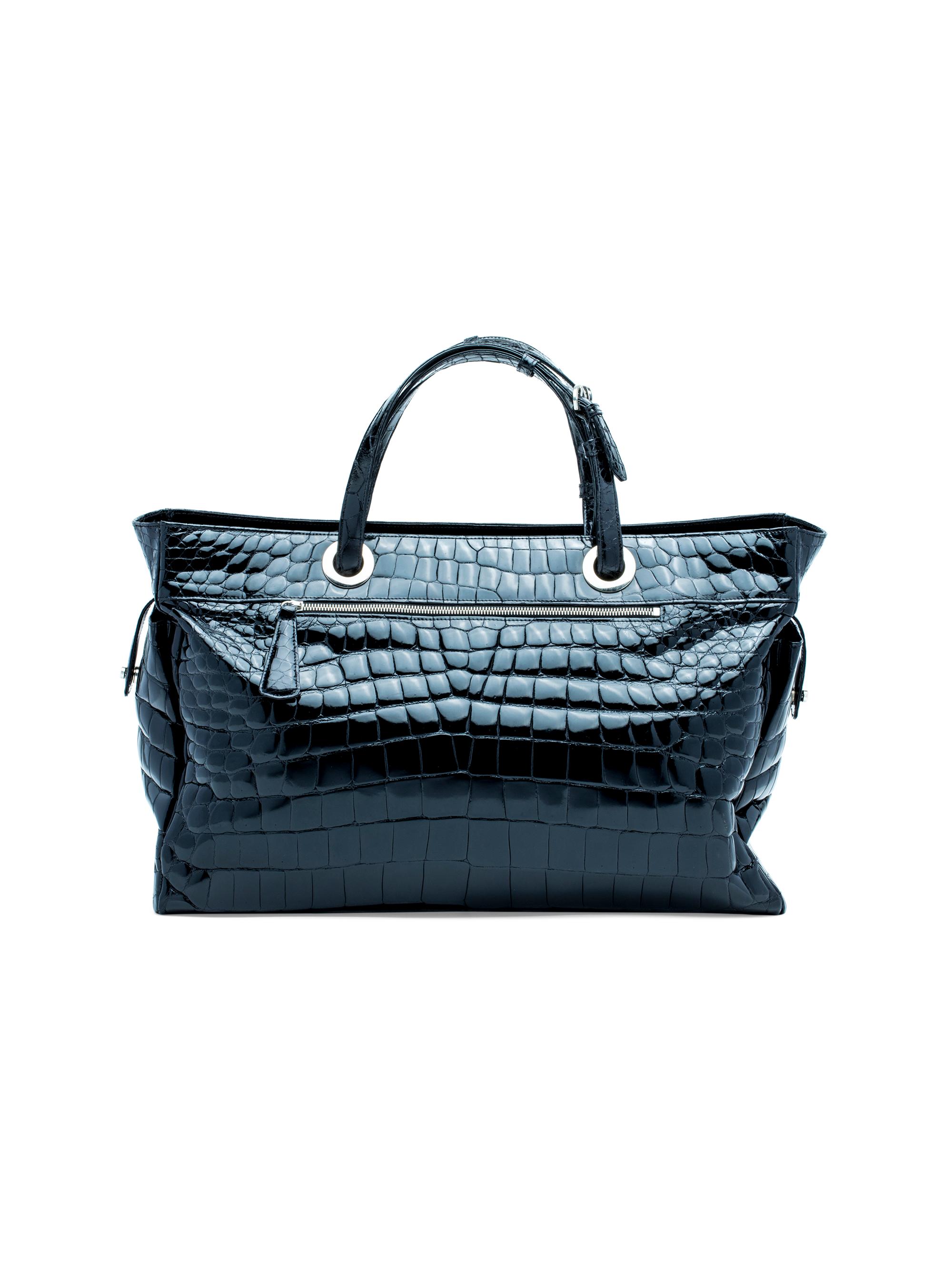 Lana Marks Women's Weekender Tote Bag - Navy Blue