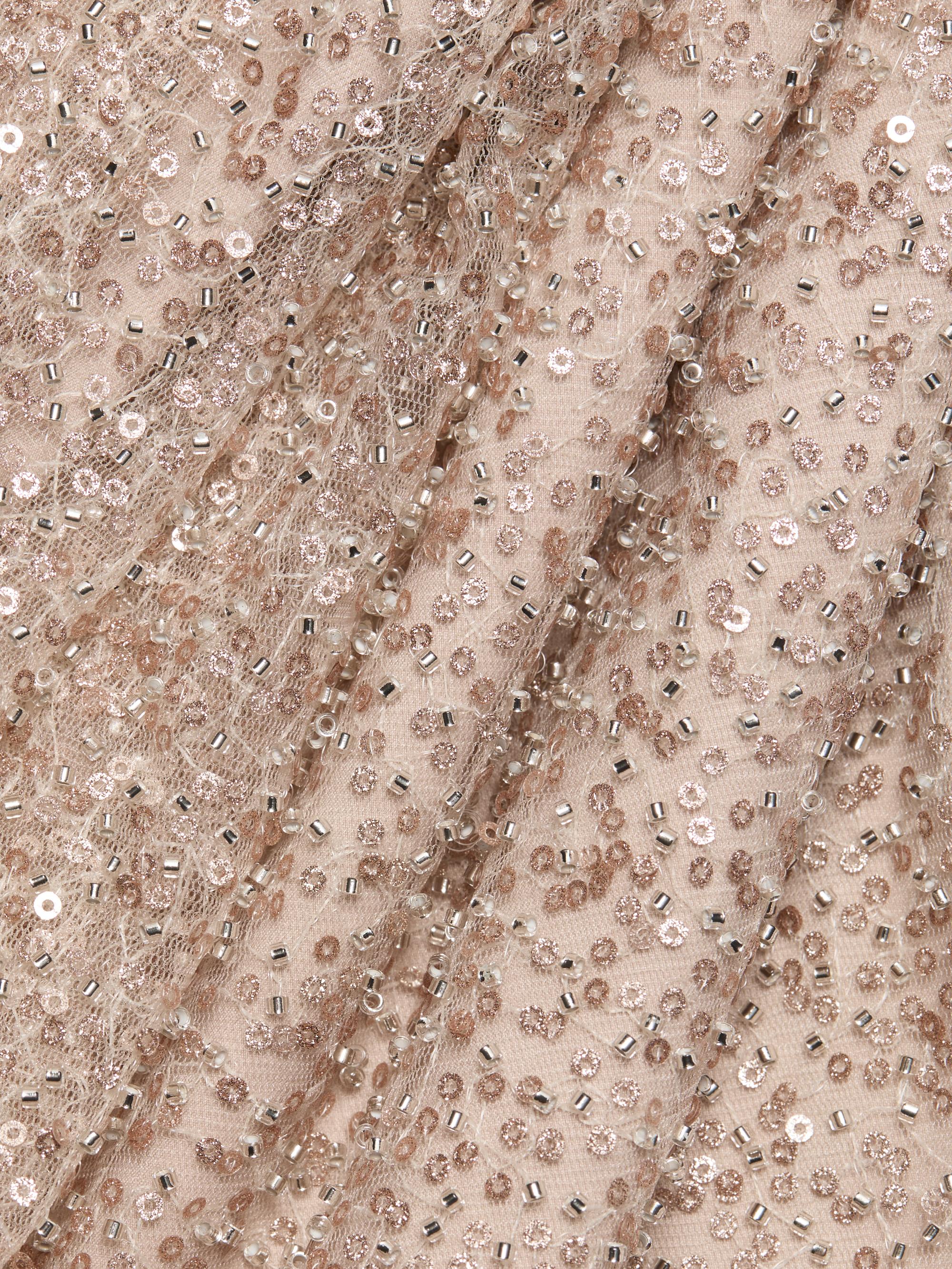 Milly Anastasia Sequins Gown Maxi Dress 6